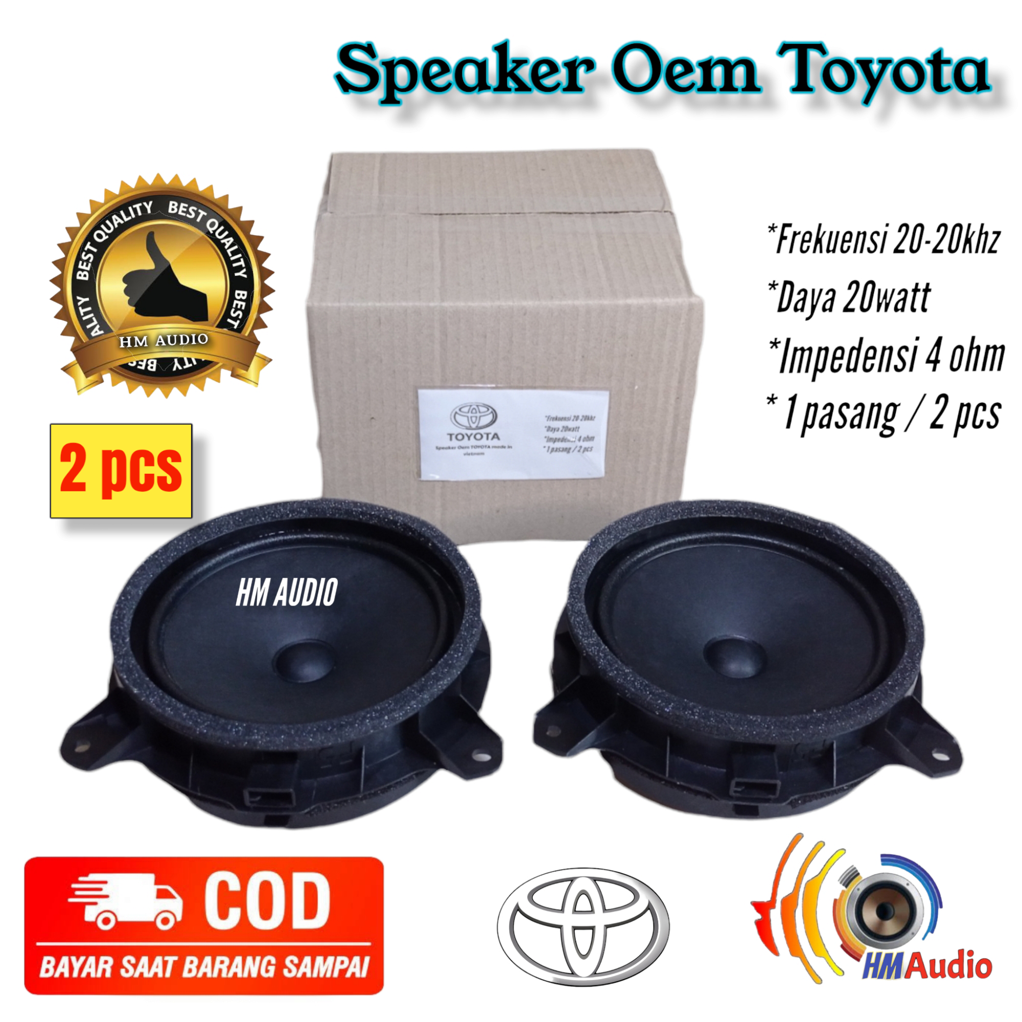 Speaker Toyota set Speaker Pintu Toyota INNOVA FORTUNER YARIS