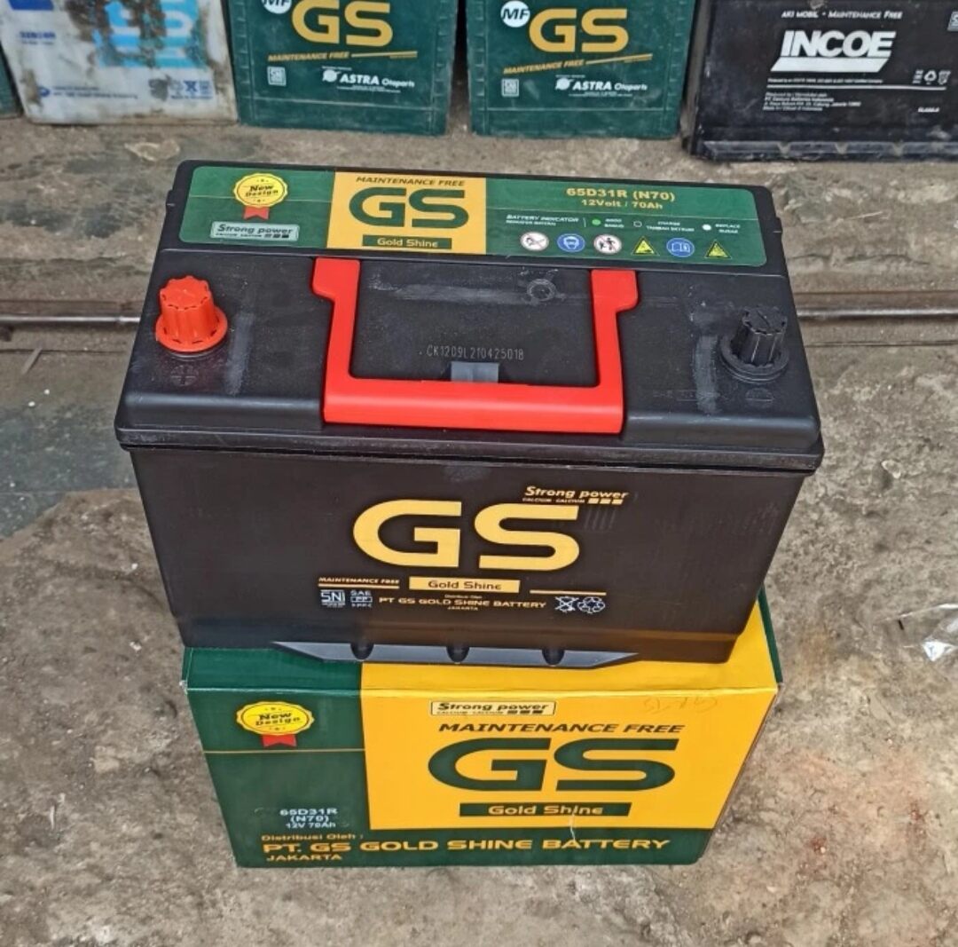 AKI BATERAI KERING GS GOLDSHINE MF N70/65D31R PANTHER L300 GENSET