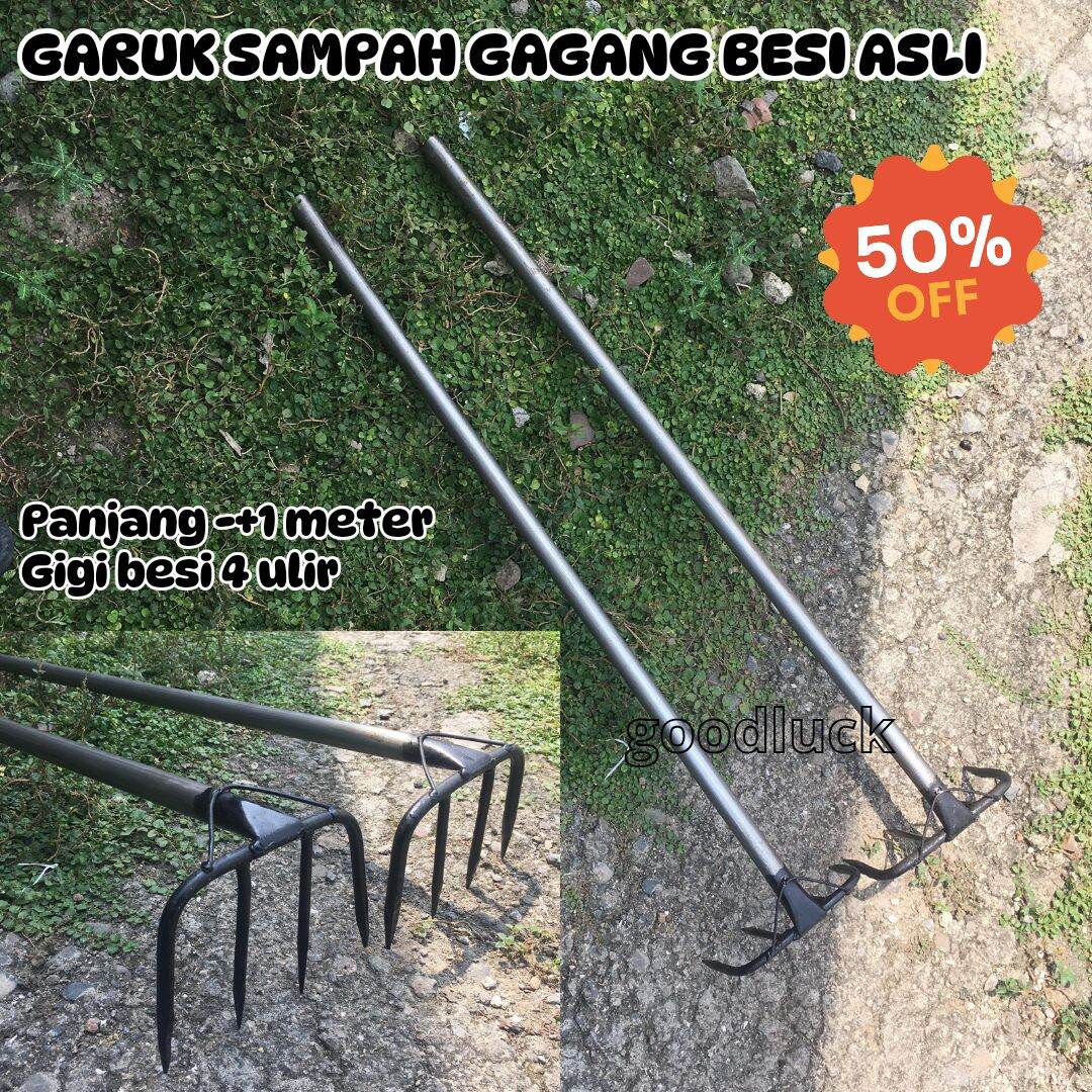 Garukan Sampah Panjanggaruk Got Selokanalat Bersih Sampahgaruk Besi Ulir Mata 6garukan 3991