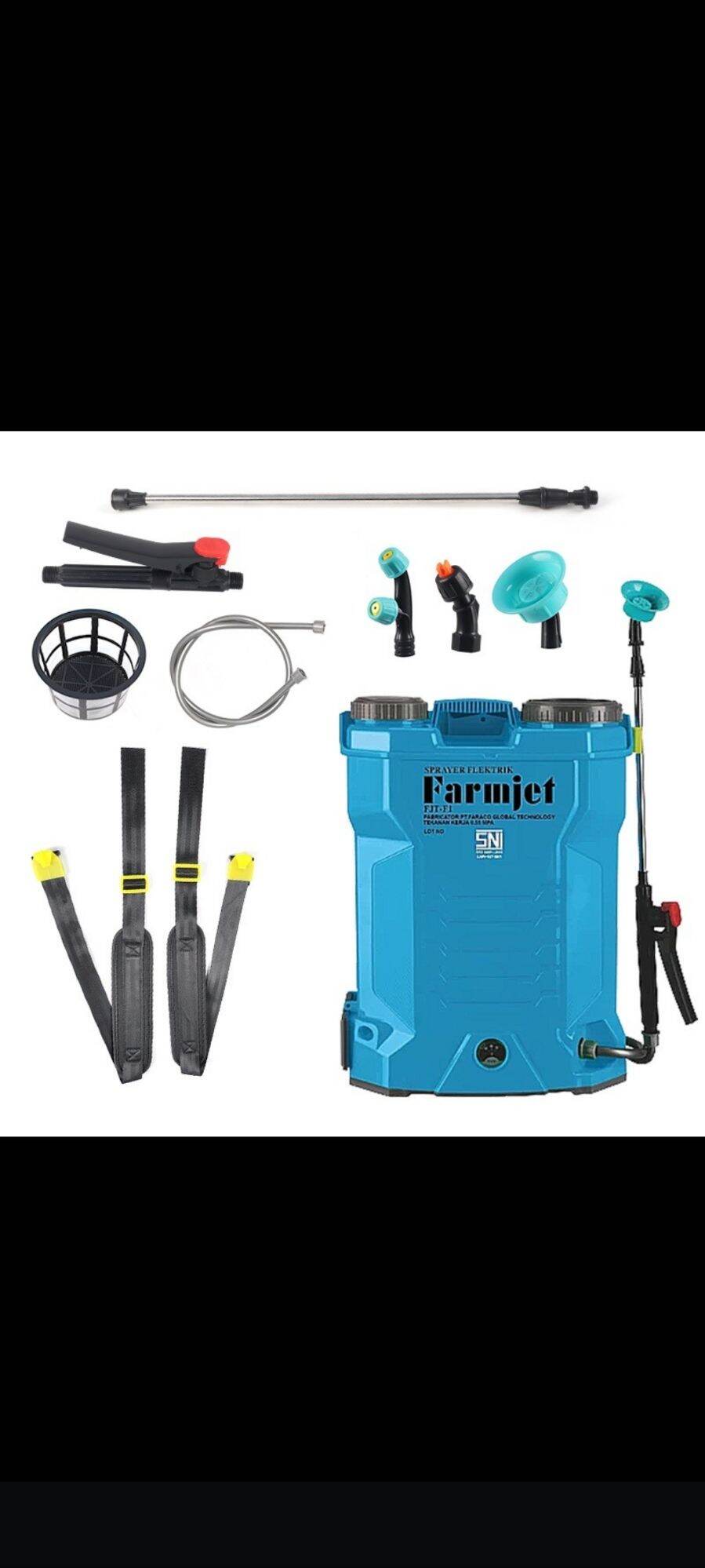 Semprot Elektrik Pertanian 16 Liter - Semprotan Kuat merk farmjet Harga 375,000 rupiah*Gratis Ongkir