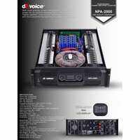 Power dbvoice NPA 2000 Original Amplifier Class GB db Voice NPA-2000