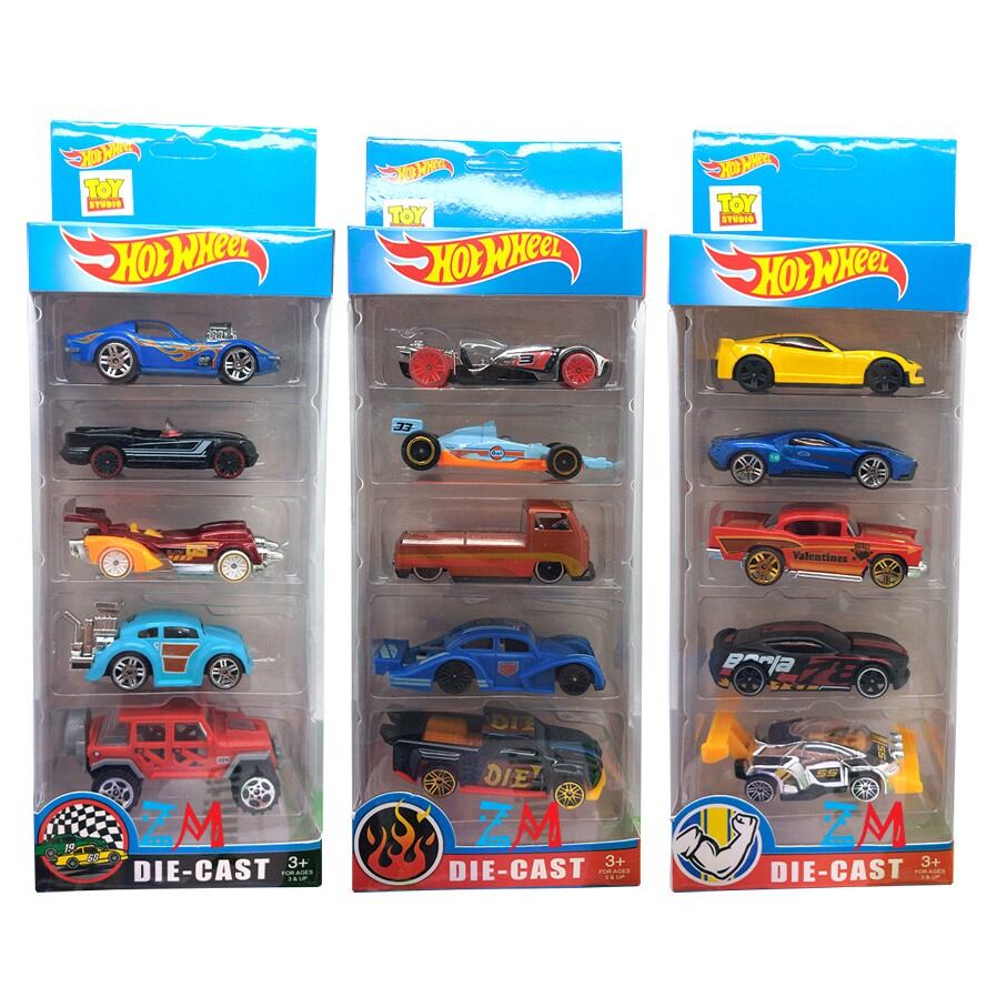 Mobil die-cast hotwheel metal isi 5 pcs 