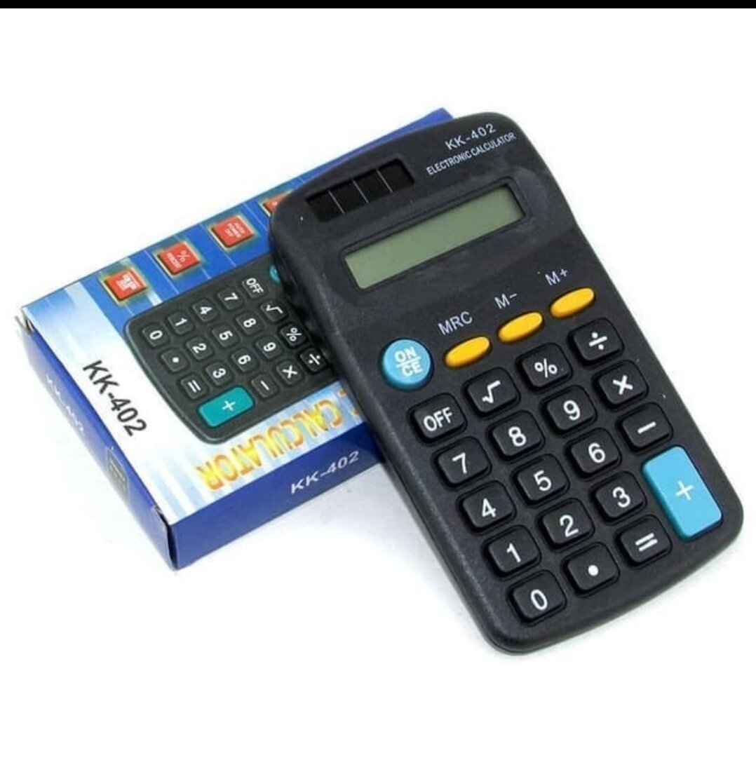 Calculator Saku KK402 - Kalkulator Pocket Kantong KK 402