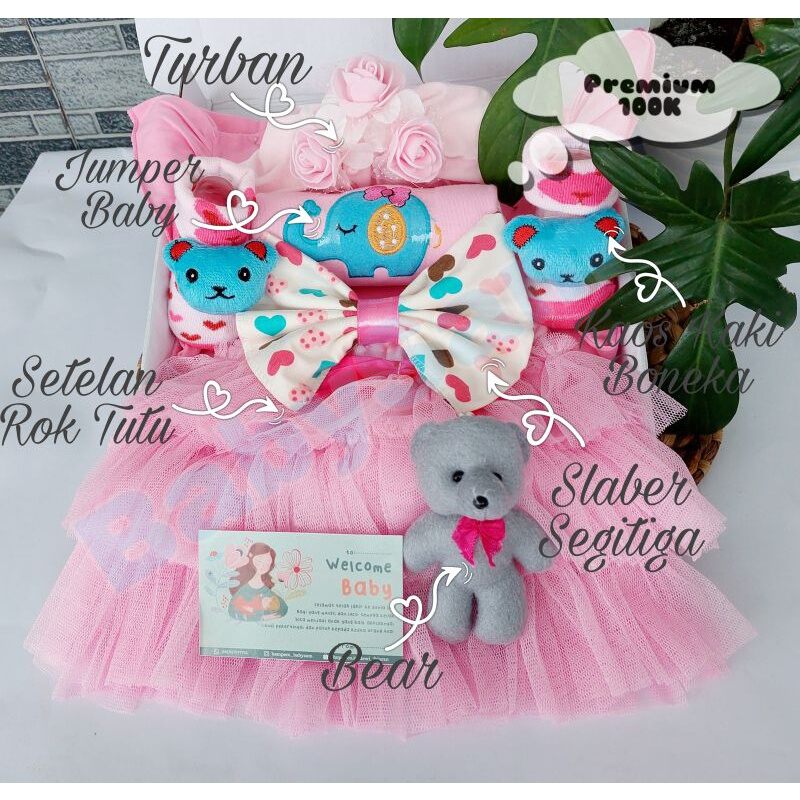 Kado Lahiran Super Hampers Baby Girl Best Seller