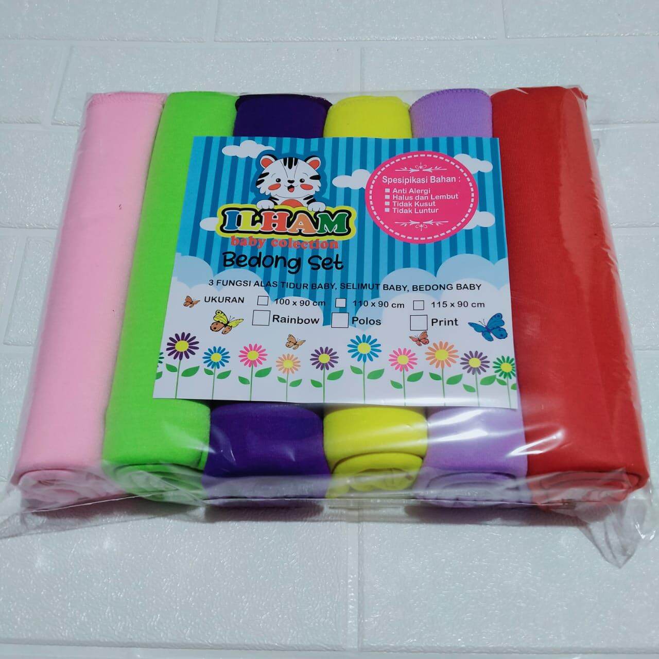 6 Pcs Bedong Bayi Alas Ompol Bayi Selimut Bayi Pernel Bayi AINUN BABY