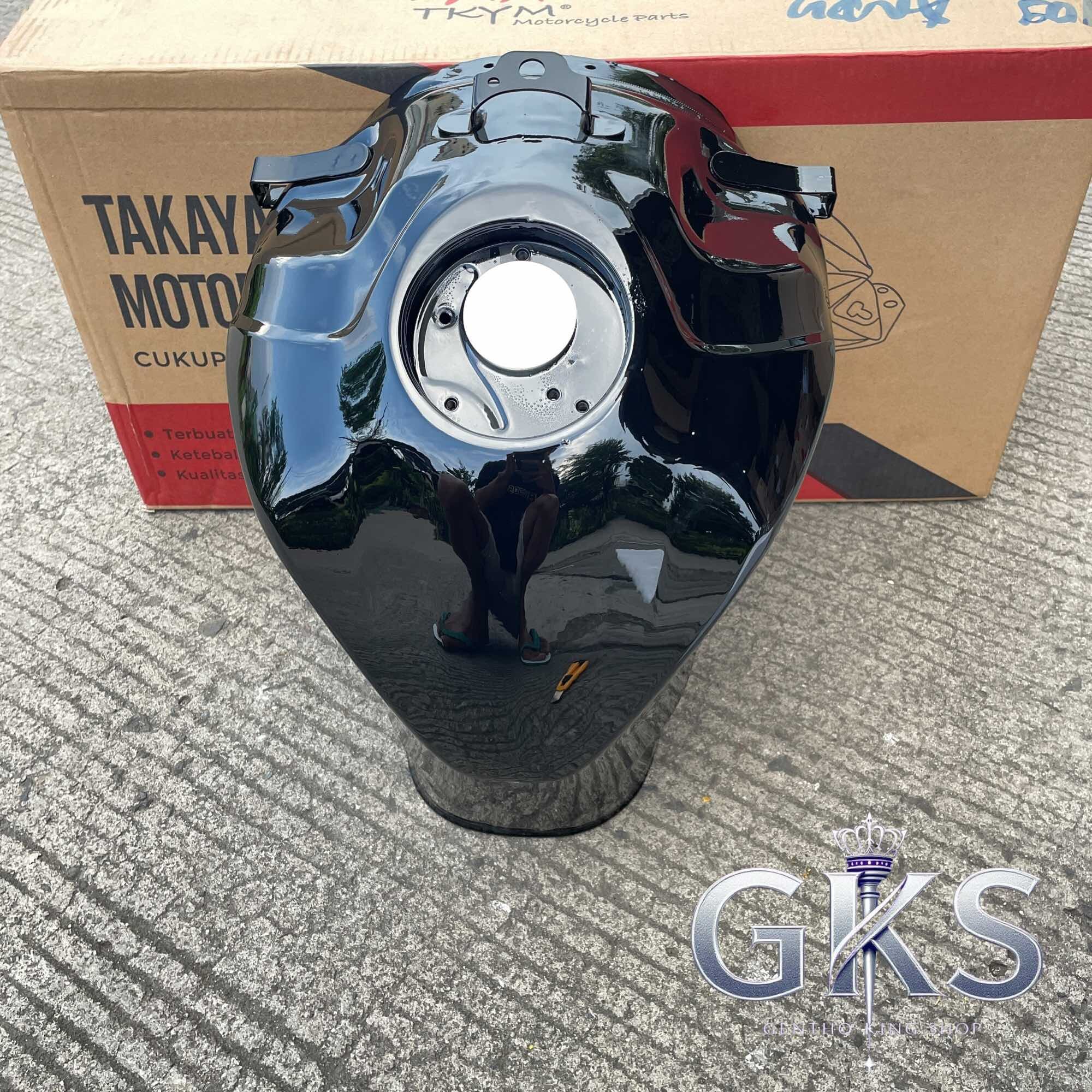 Motorcycle fuel tank Vixion New 2013 to 2015 original thick original quality thick black skull Harga 678,150 rupiah*Gratis Ongkir