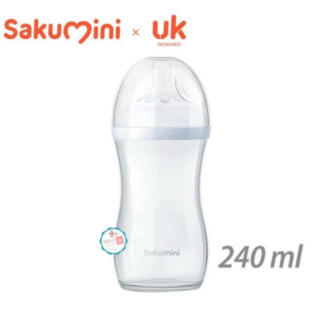 SAKUMINI Baby Natural Milk Feeding Bottle 120ml 240ml | Botol Susu Bayi Newborn