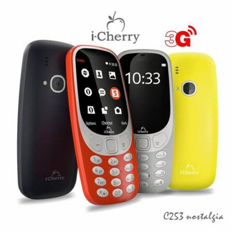 SALE!! HP ICHERRY C253 NOSTALGIA JARINGAN 3G FACEBOOK DUALSIM - Merek icherry Harga 155,000 rupiah*Gratis Ongkir
