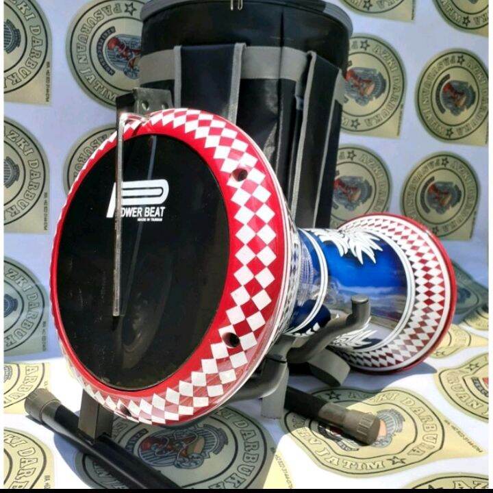 darbuka motif uk 8inc + tas full busa free kunci l