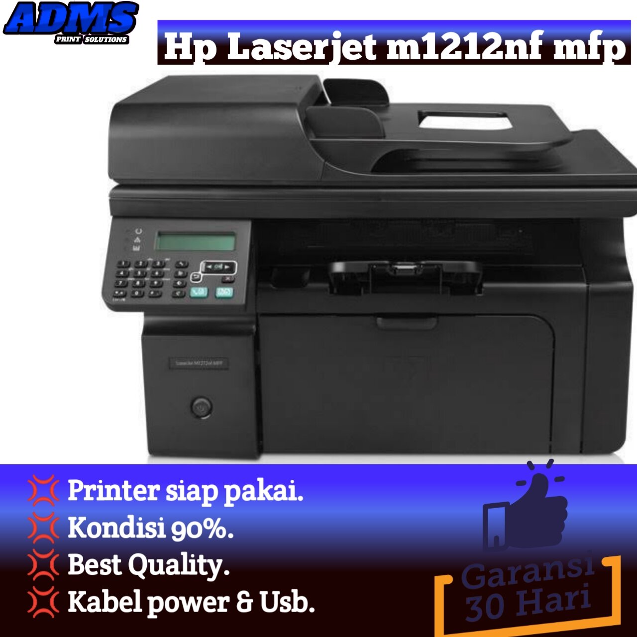 Printer Hp Laserjet m1212fn | Lazada 