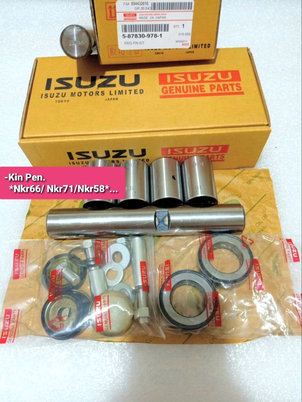 King Pin Pen Kingpin King Pen Kit Isuzu ELF NKR66 NKR71 NKR58 Lazada