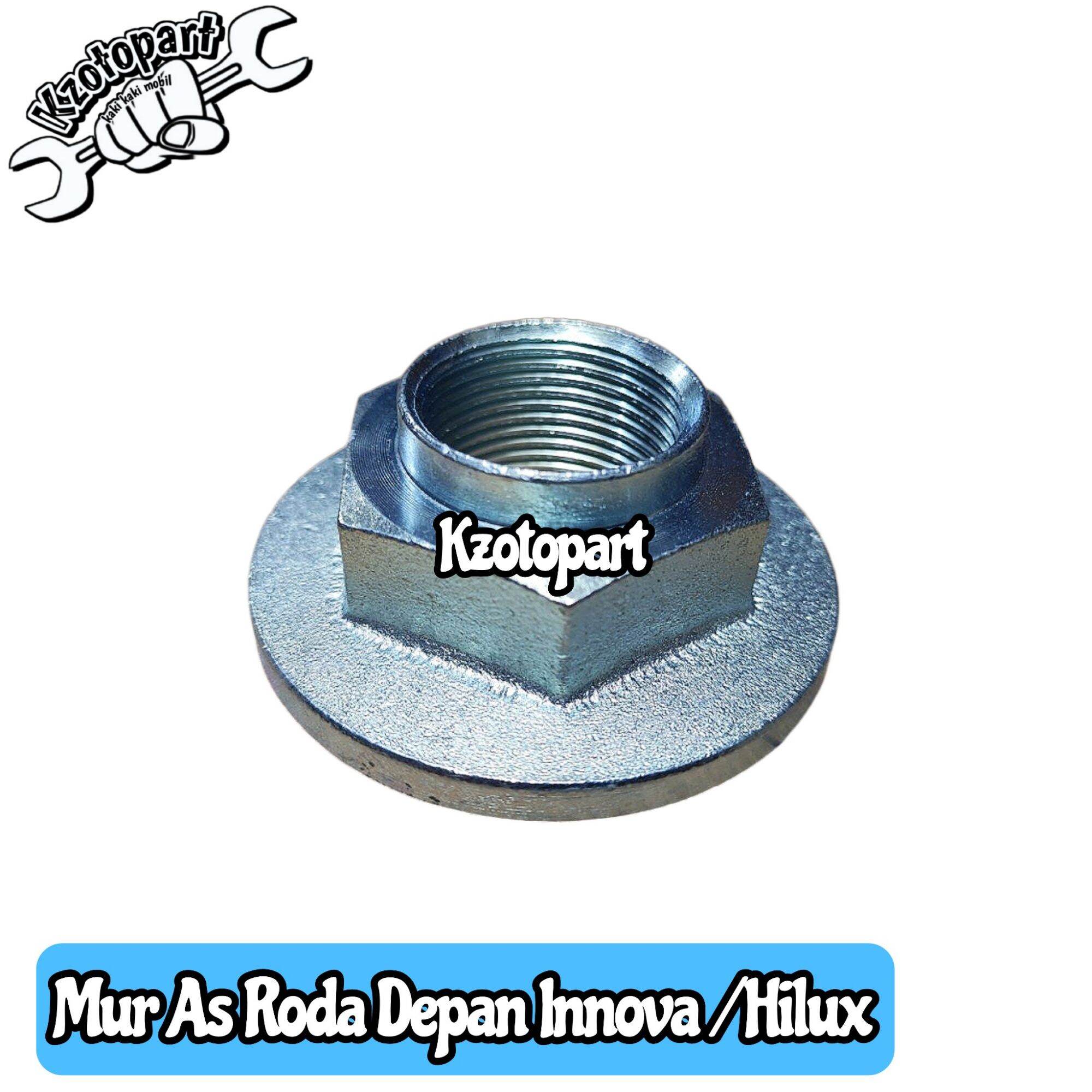 Front Axle Nut Front Wheel Nut Toyota Innova / Hilux / Rush / Terios Harga 49,500 rupiah*Gratis Ongkir