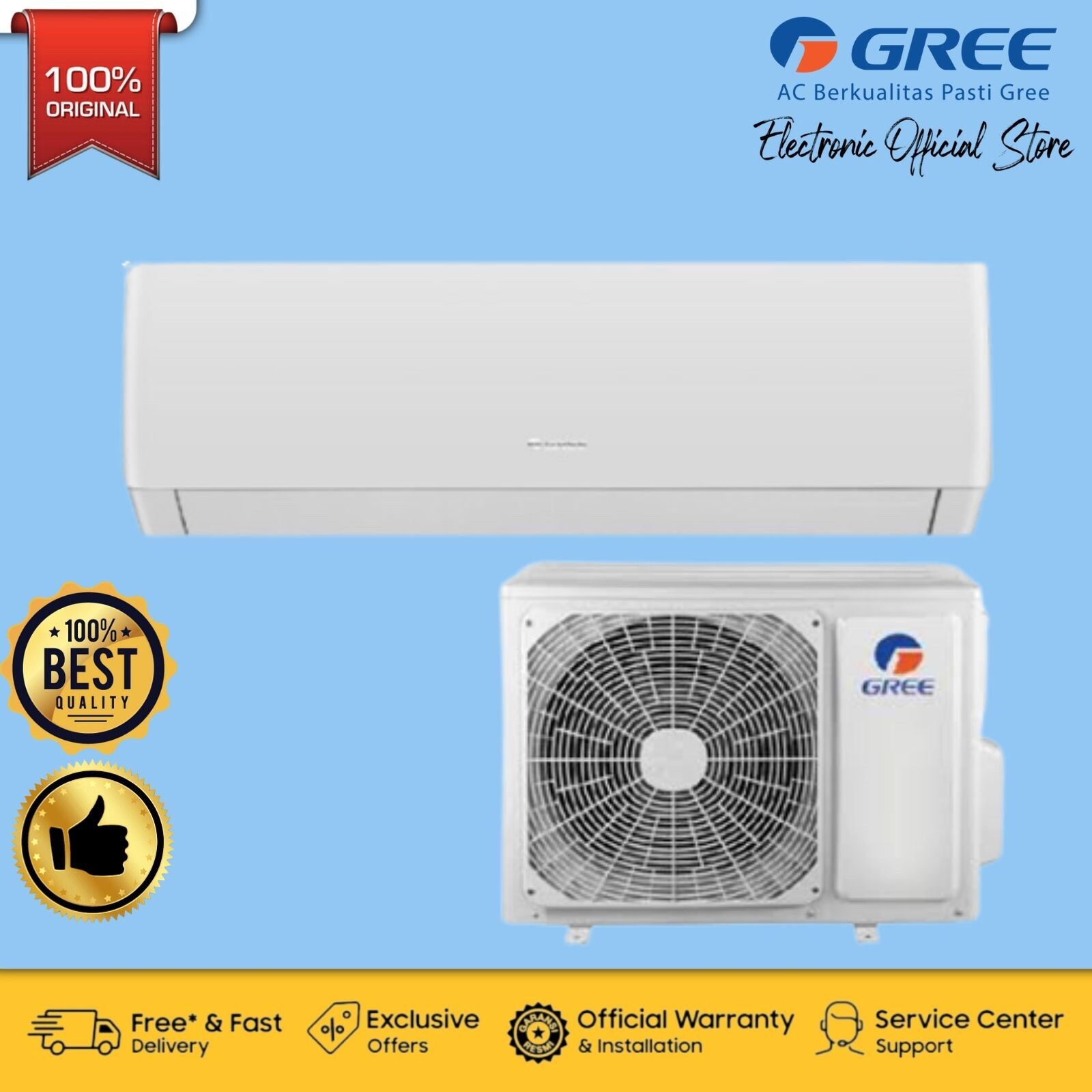 ac merk gree 1 2 pk