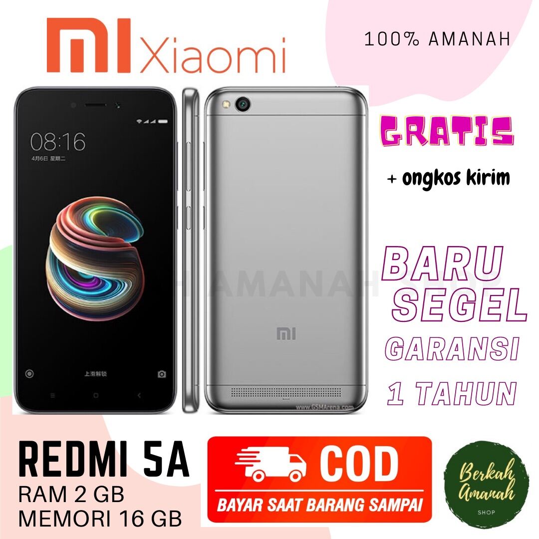 XIAOMI REDMI 5A BARU Ram 2/16 Garansi 1 Tahun