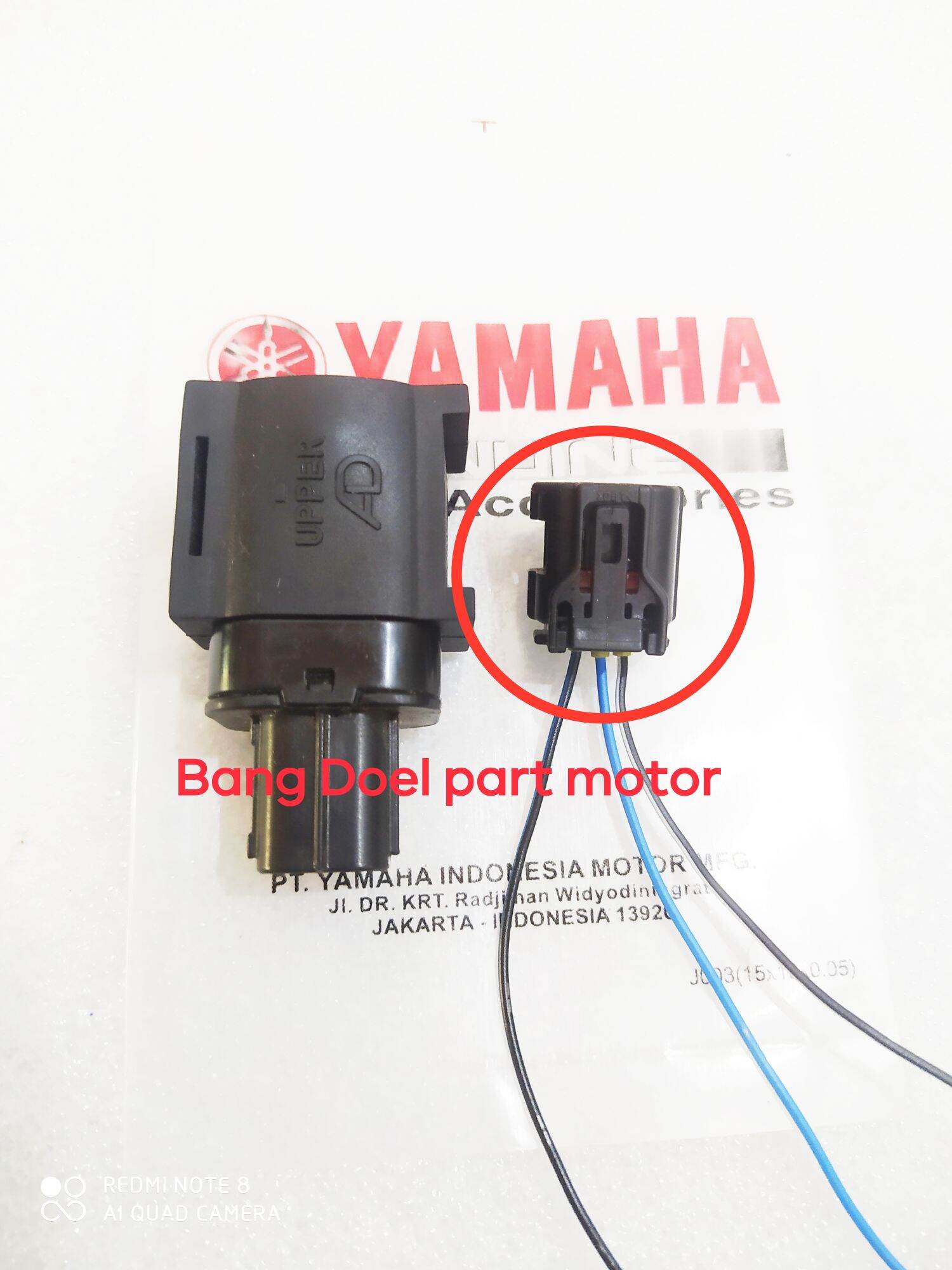 KABEL SOKET SENSOR LAS LEAN ANGLE SENSOR KEMIRINGAN MOTOR YAMAHA NEW