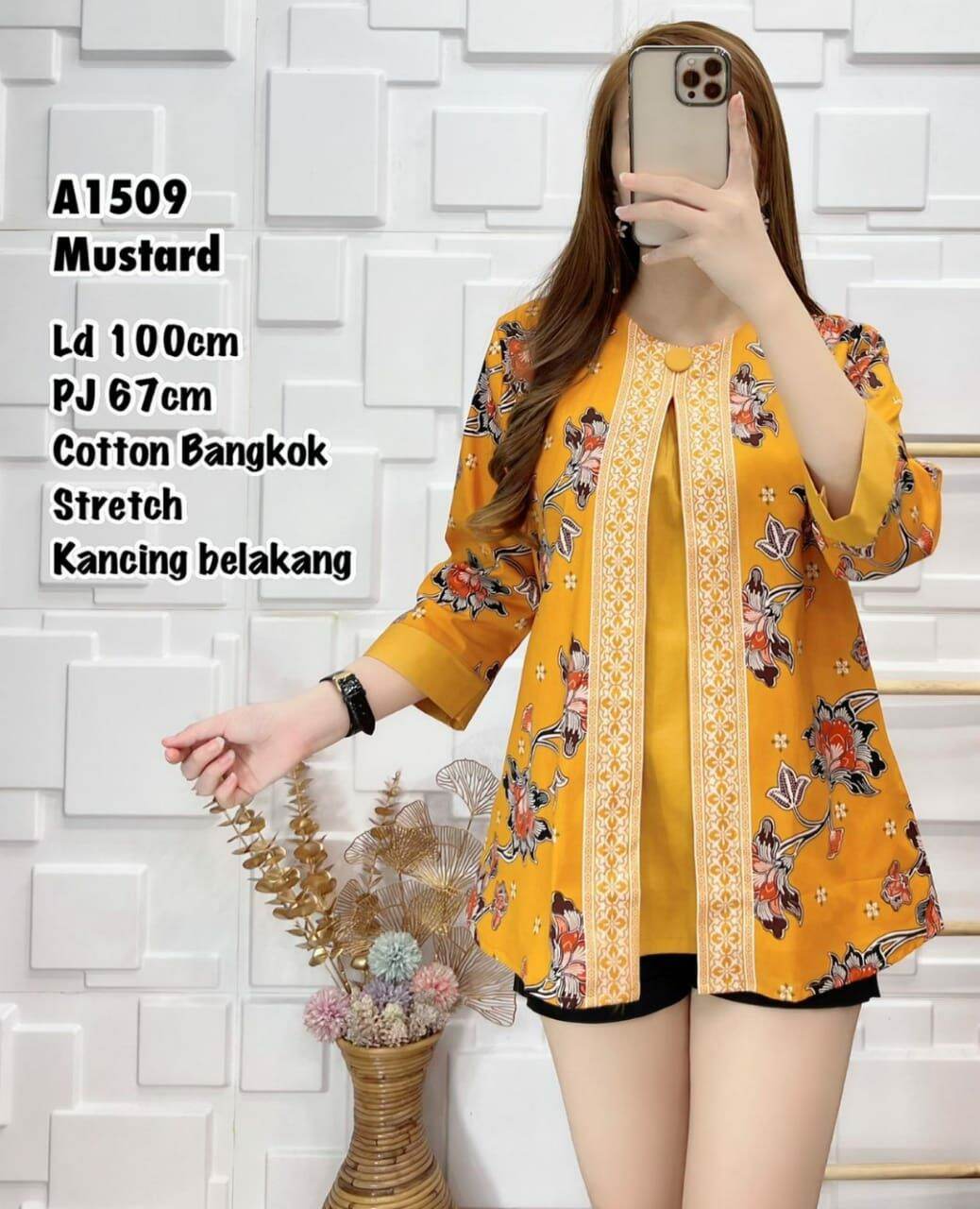 Atasan Rompi ATASAN WANITA ROMPI BUKA TUTUP (ld 100 cm) | Lazada Indonesia