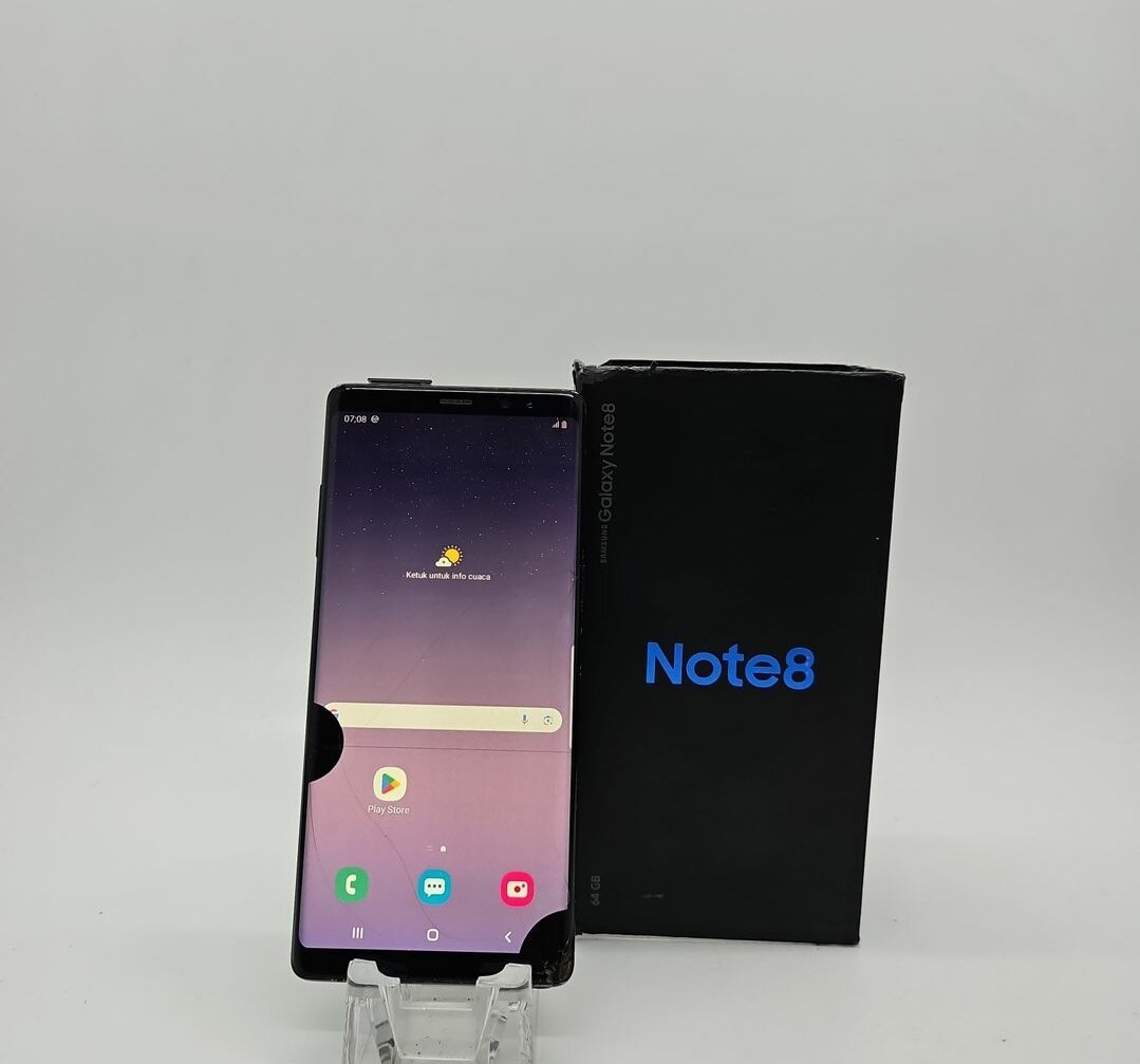 Samsung Note8 6GB/64GB Midnight Black – HP + Box + Charger Harga  750,000 Ringgit*Penghantaran Percuma
