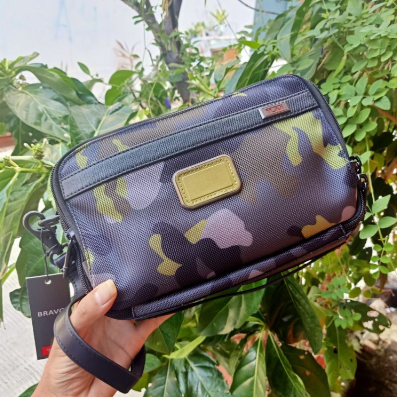 Handbag tumi pria alpha bravo army tas 