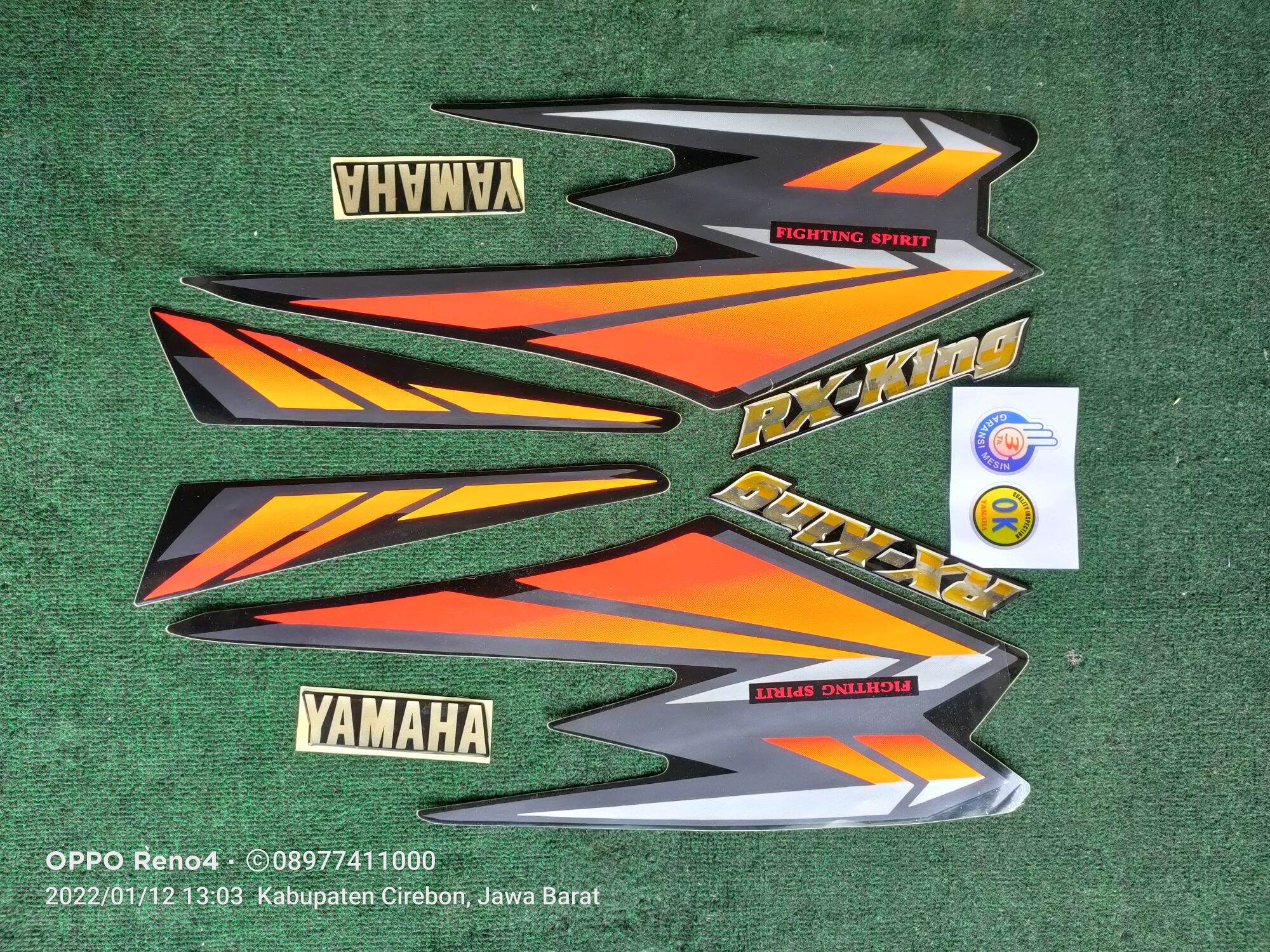 LIS STIKER STRIPING RX KING 2002 OREN LENGKAP SEPERTI DI GAMBAR Lazada Indonesia