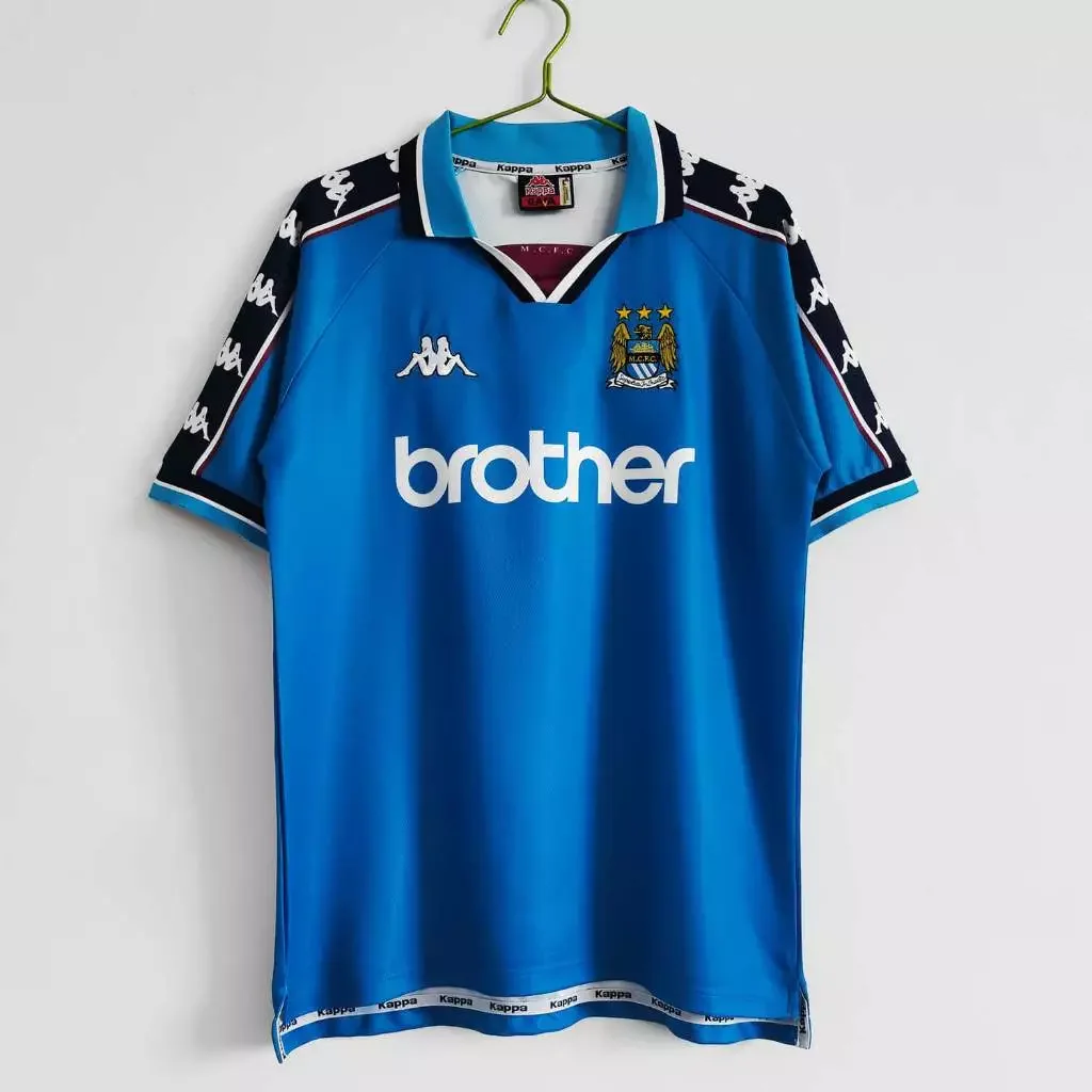Sharp Blue Manchester Retro Football Shirts Jersey Retro