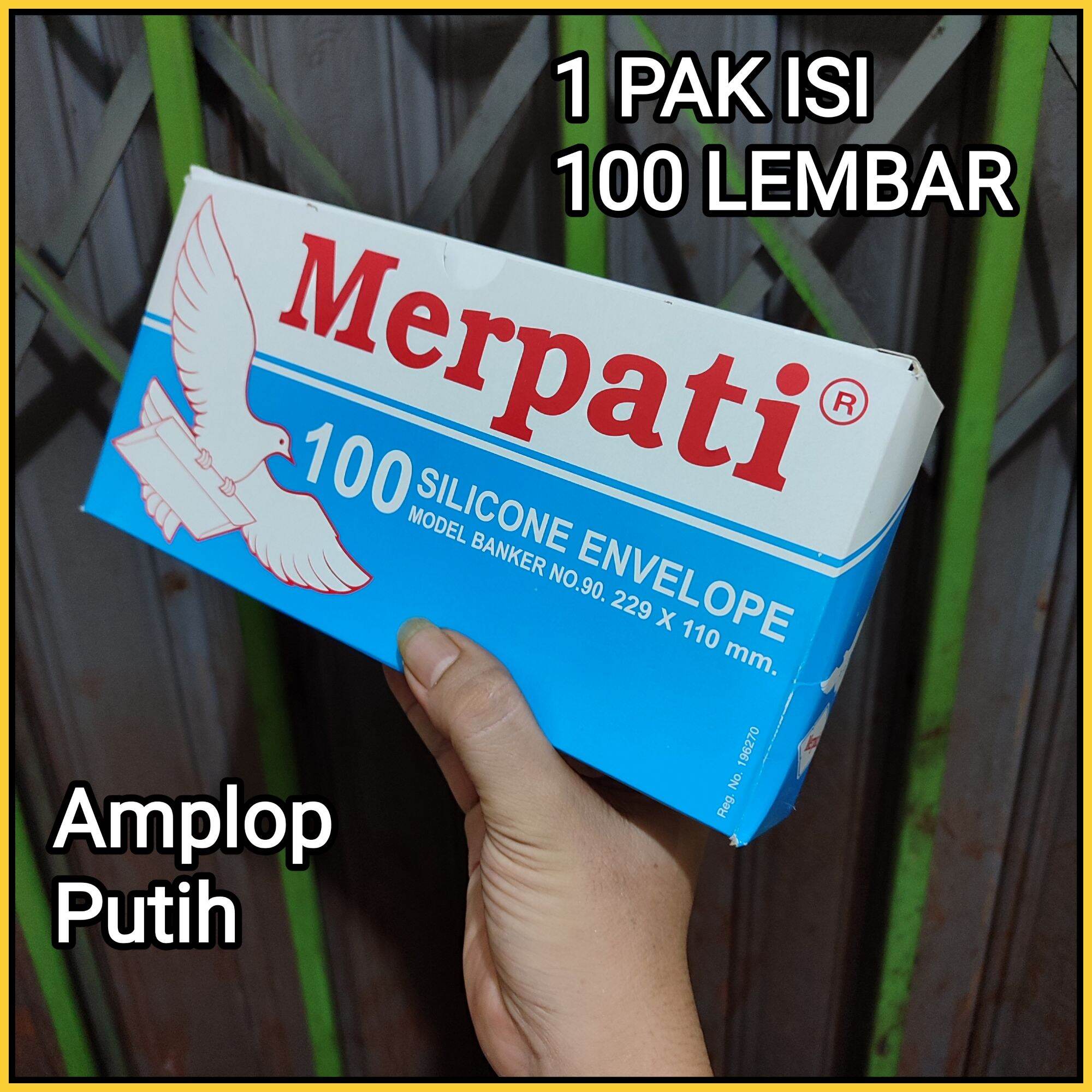 1 Pak Amplop Merpati No 90 Isi 100 Lembar