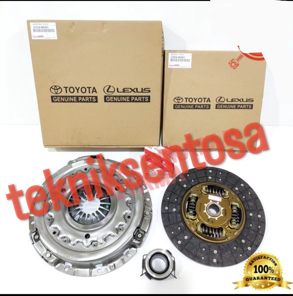 Kampas Kopling Set Hilux Revo Fortuner VRZ Diesel 2GD Double Cabin ORI Harga 1,900,000 rupiah*Gratis Ongkir