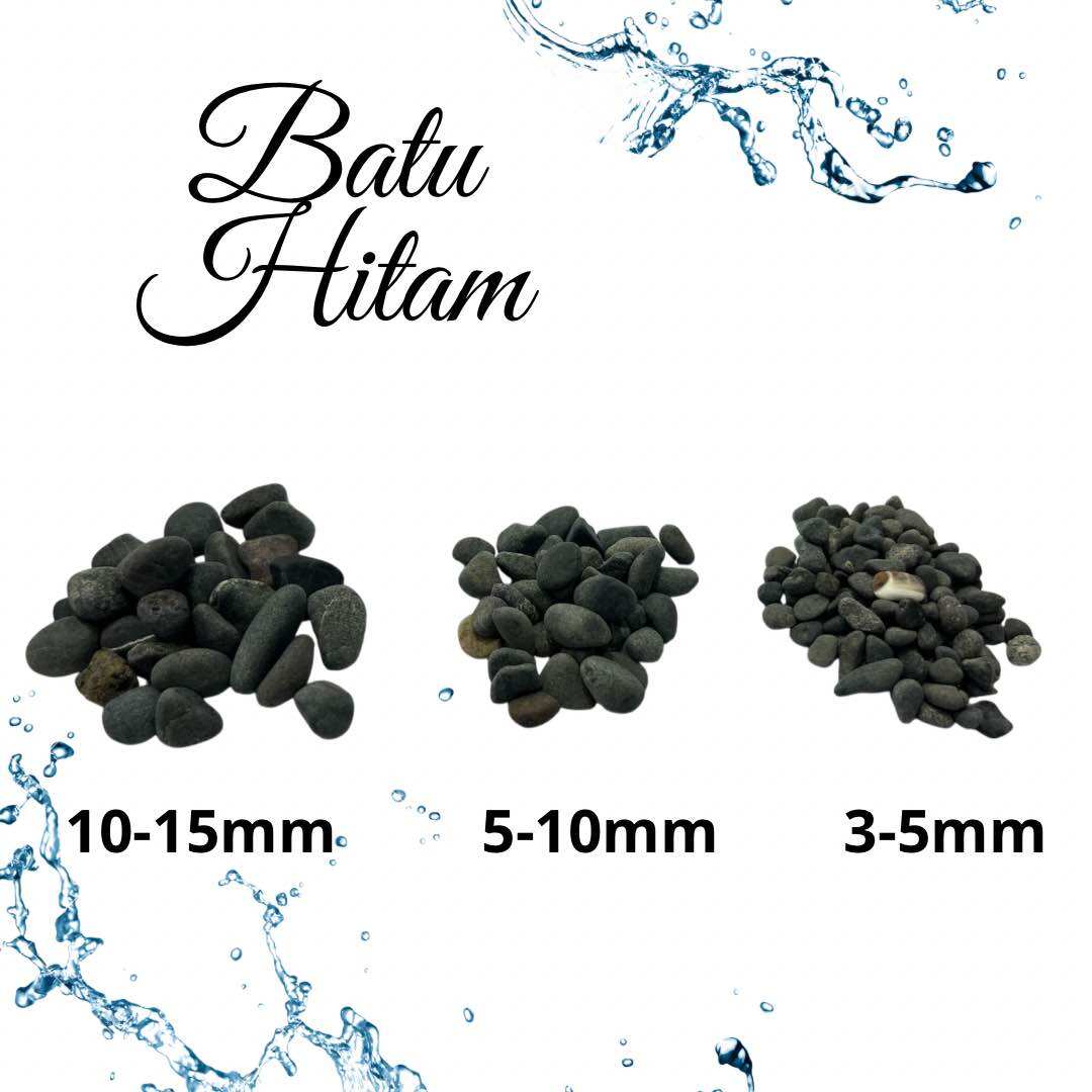 BATU KORAL HITAM BATU HITAM HIASAN DEKORASI AQUARIUM AQUASCAPE