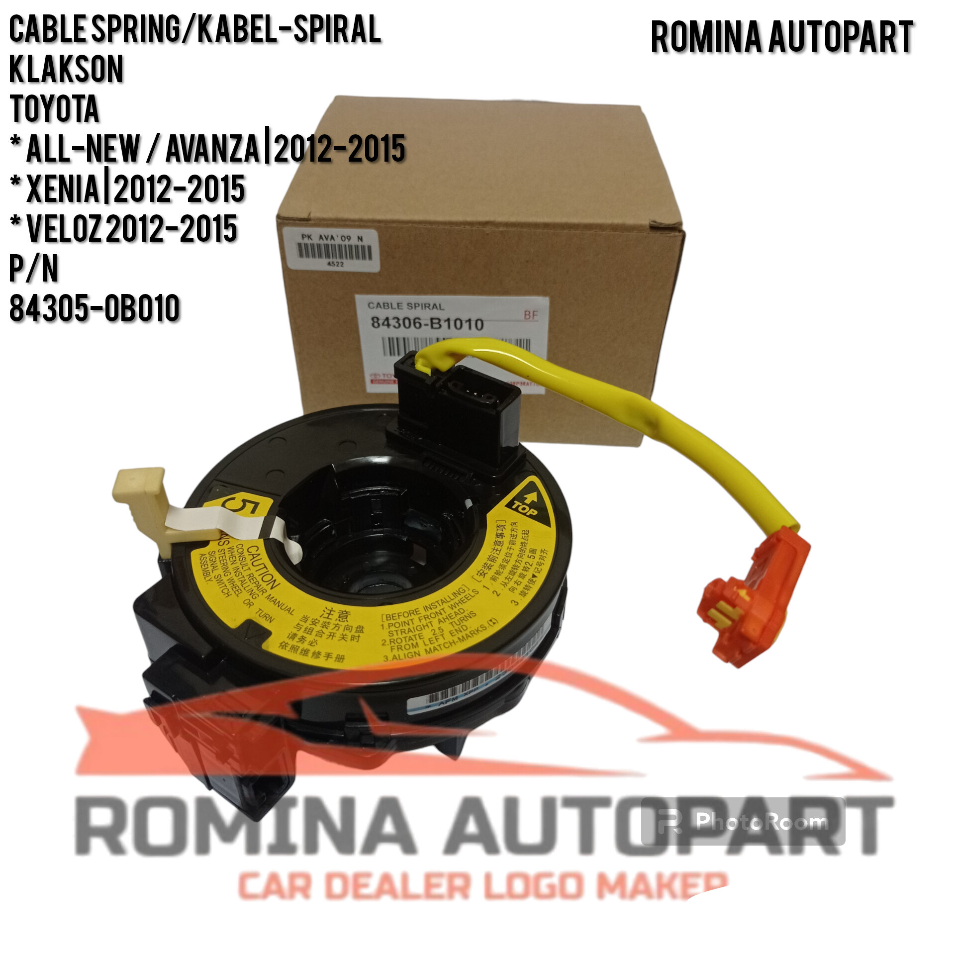 KABEL SPIRAL KLAKSON AVANZA XENIA RUSH TERIOS ORIGINAL Harga  175,000 Ringgit*Penghantaran Percuma