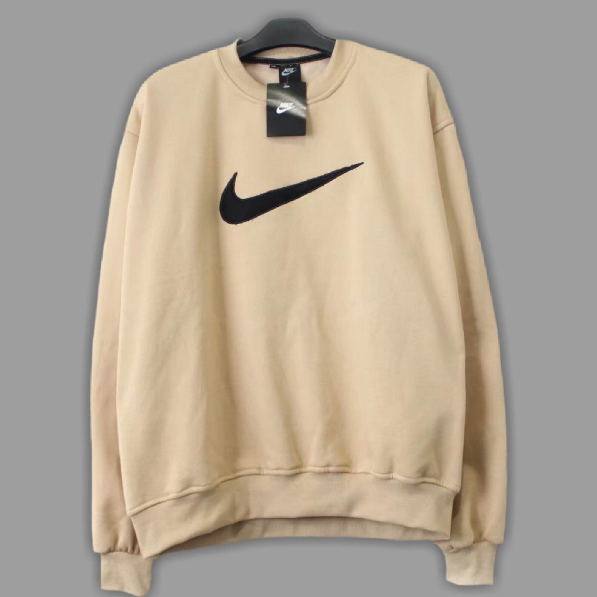 nike tan sweater