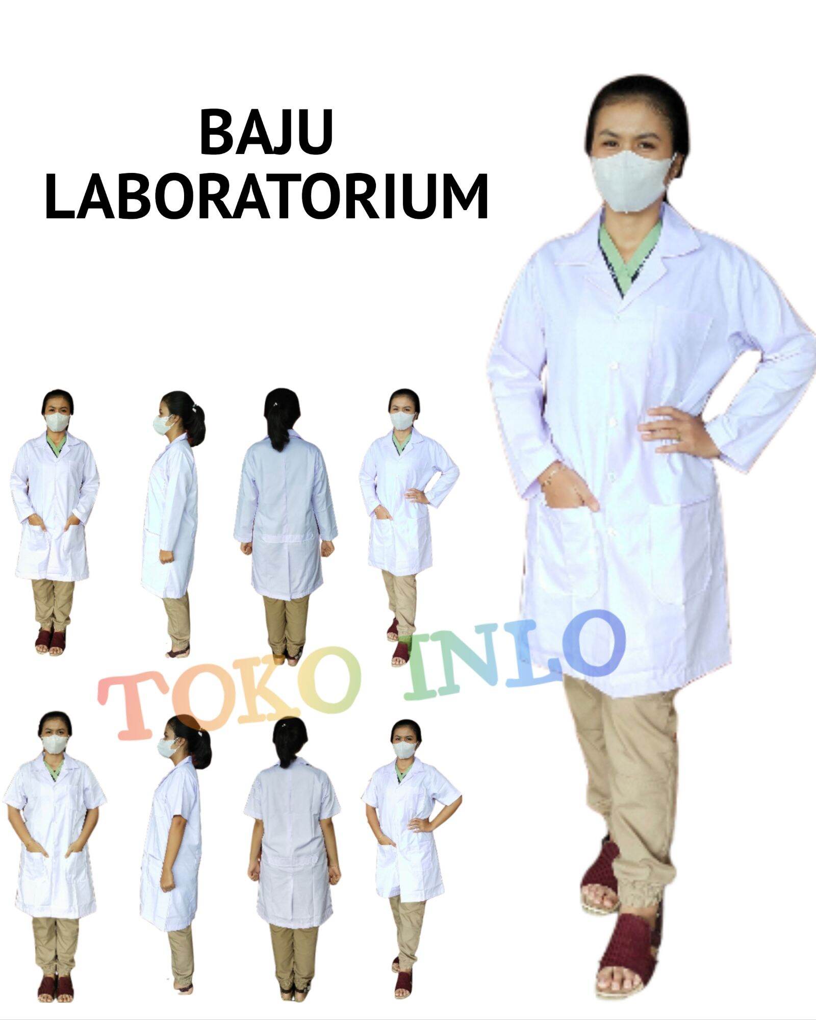 Baju Laboratorium Baju Lab Baju Praktikum Jas Praktek Jas Labor Pakaian