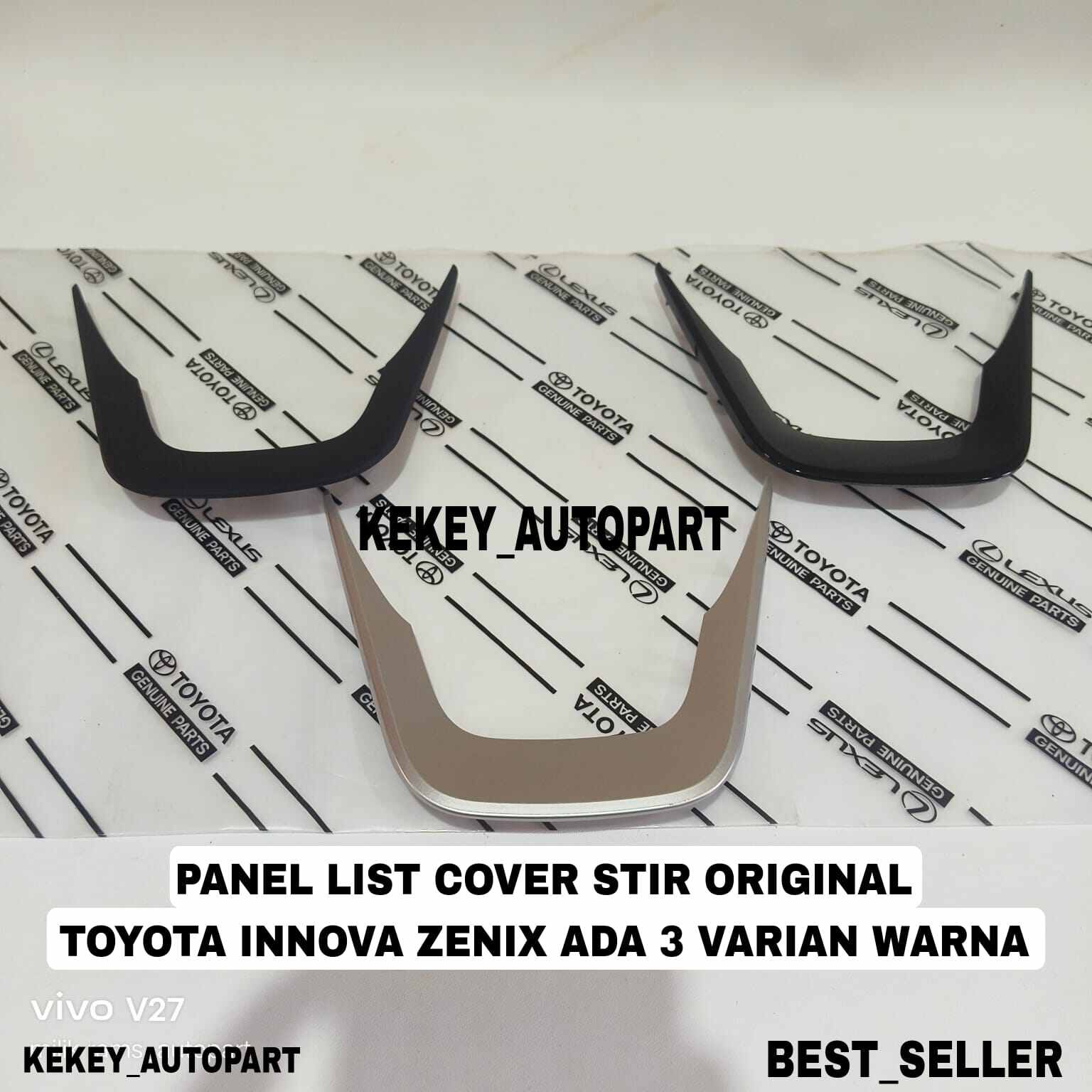 Panel List Cover Stir Toyota Kijang Innova Zenix Original Ada 3 Warna Harga 60,000 rupiah*Gratis Ongkir