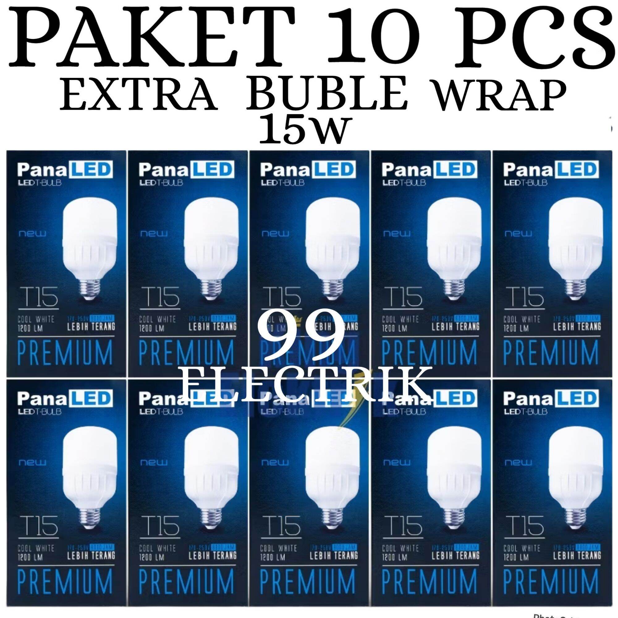 BOHLAM LED PANALED PREMIUM PAKET 10 PCS ATAU DAPAT 10 BUAH