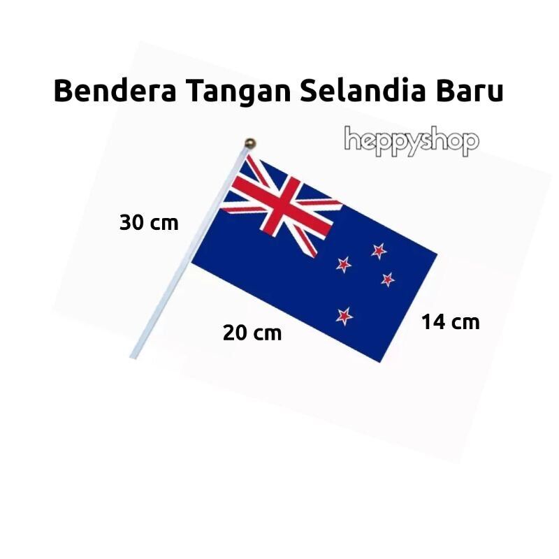 Bendera Tangan Stik Pawai Negara Selandia Baru Lazada Indonesia