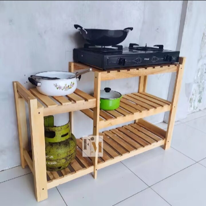 meja kompor tungku 2 / meja dapur serbaguna / meja kompor / rak piring meja kompor / rak dapur serbaguna / meja kompor tungku 1 / rak dispenser galon / meja dapur /RAK MEJA MAKAN KAYU Harga 119,643 rupiah*Gratis Ongkir