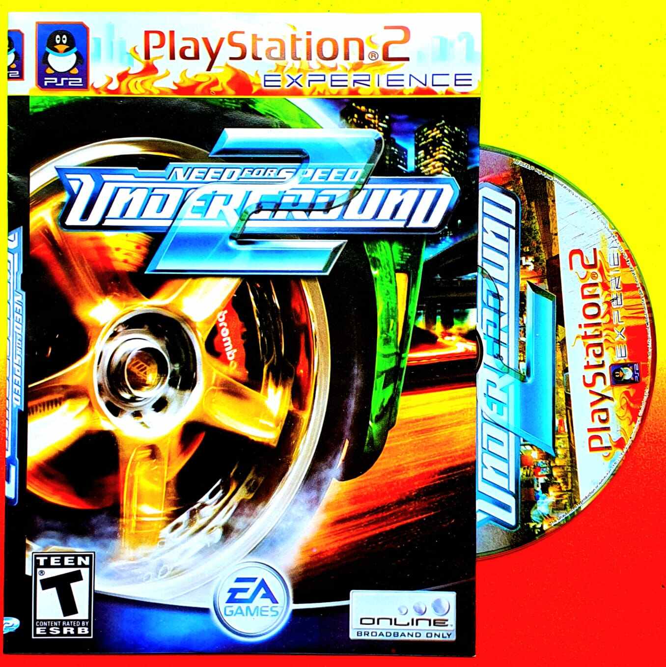 KASET VIDEO GAME PS2 BALAP MOBIL NEED FOR SPEED UNDERGROUND