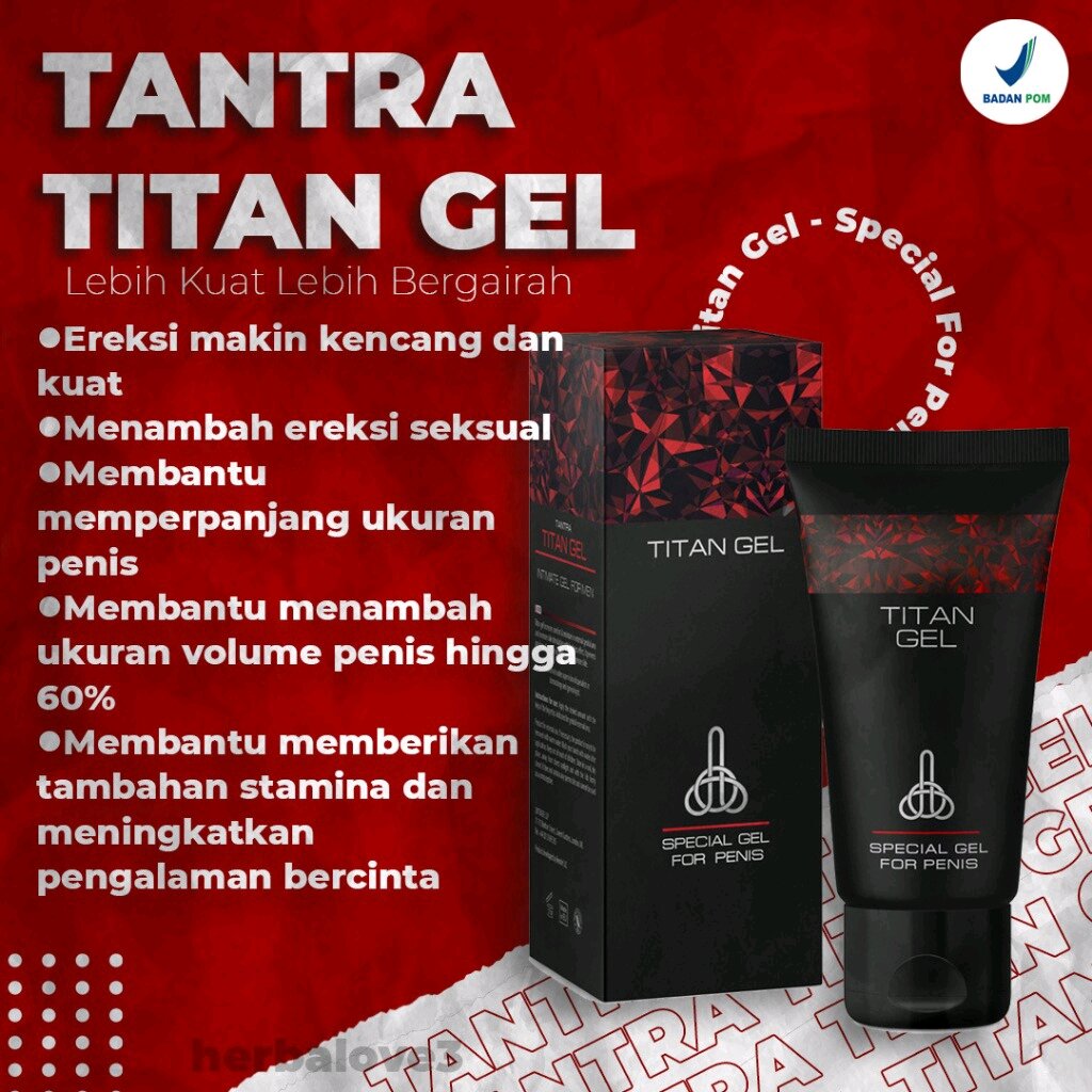 TITAN GEL ORIGINAL OFFICIAL 100%BPOM PEMBESAR MR.PI | Lazada Indonesia