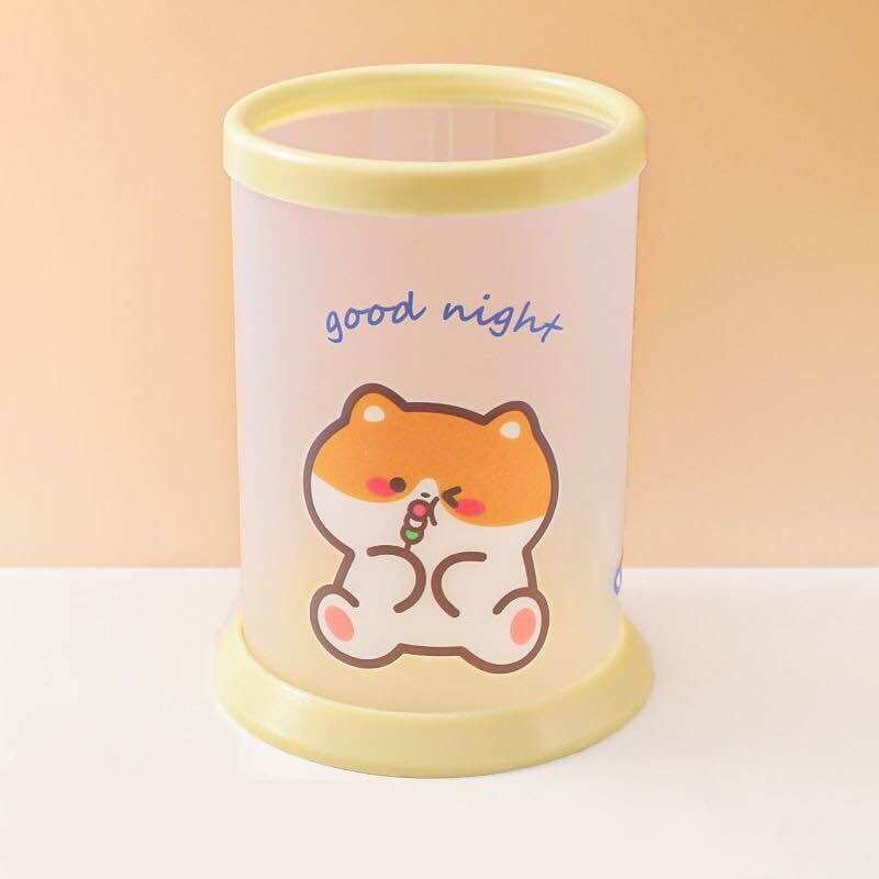 JOS1551 Tempat Pensil Pulpen Karakter / Pen Pensil Holder Bulat