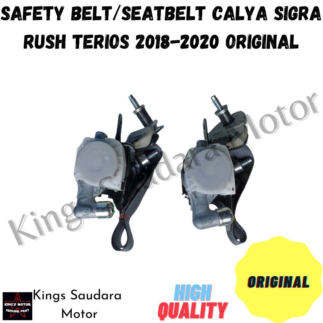 Safety Belt Sabuk Pengaman Calya Sigra Rush Terios 2018-2020 Hitam Original Harga 1,400,000 rupiah*Gratis Ongkir