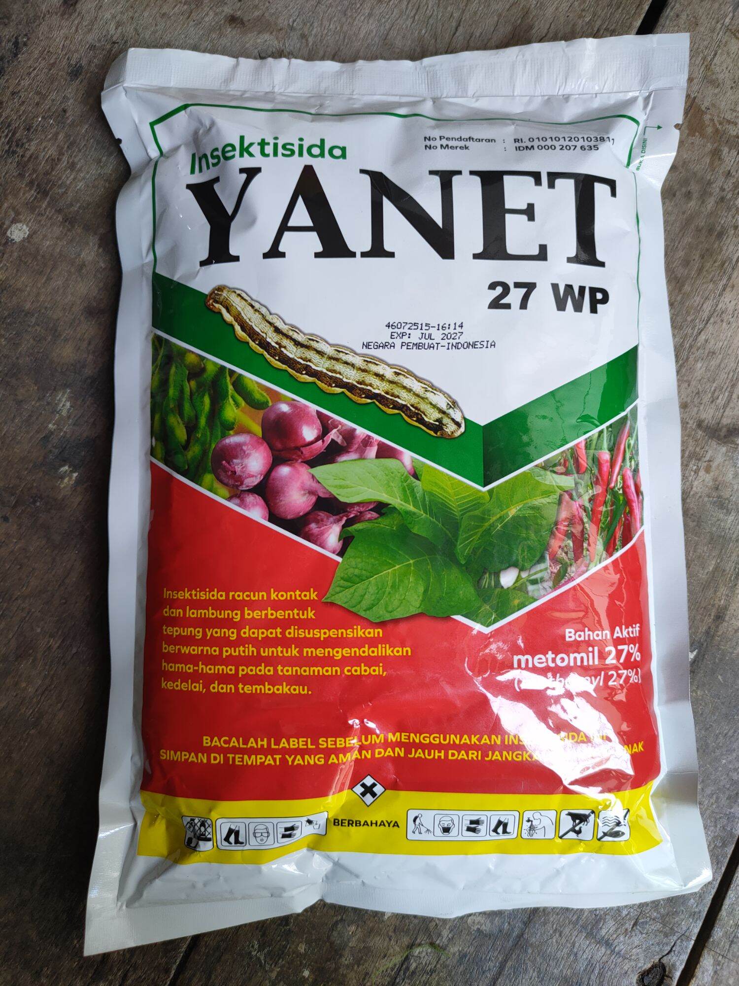 INSEKTISIDA , YANET 27 WP 500GR B.A : METOMIL | Lazada Indonesia