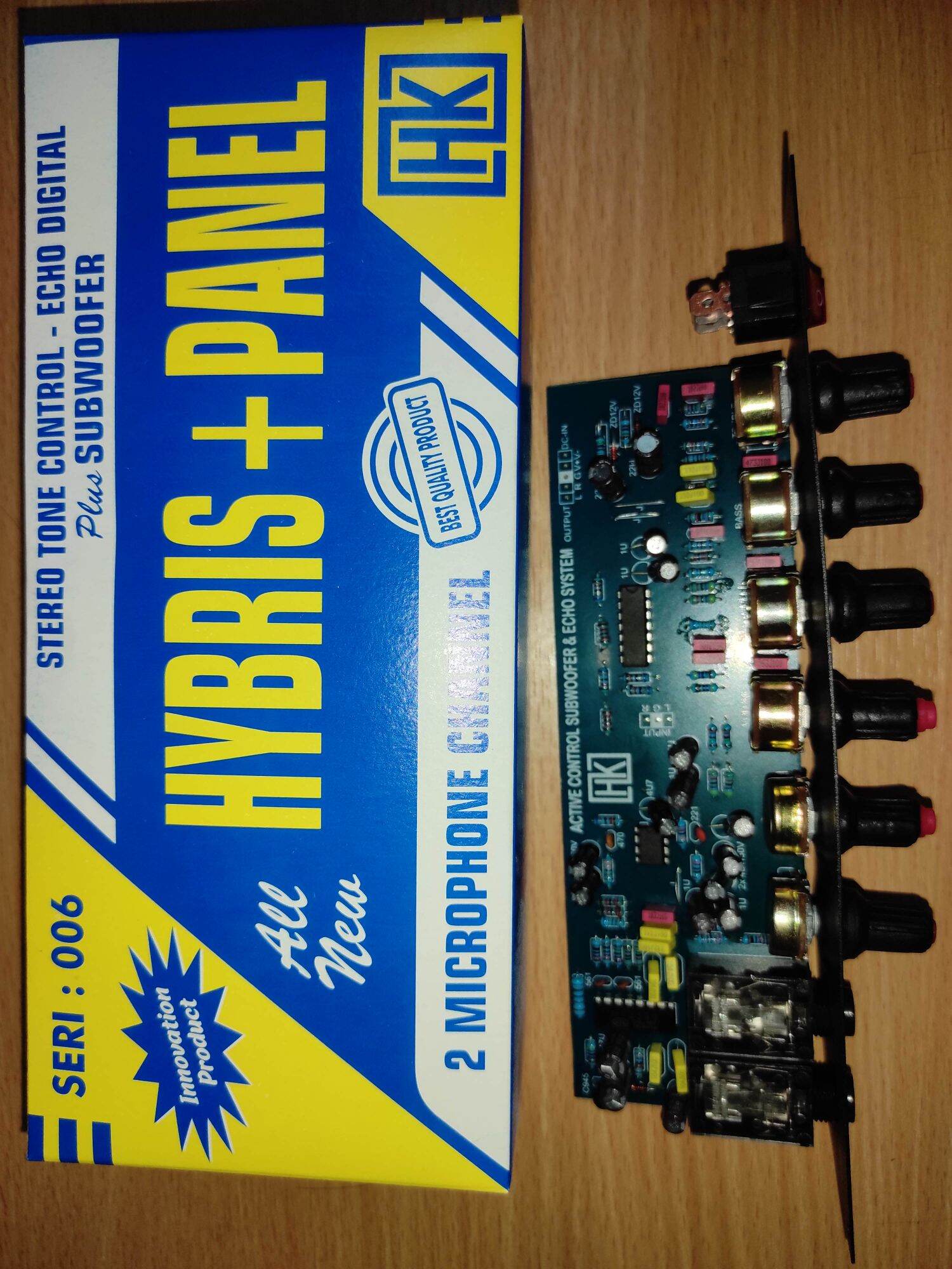 STEREO TONE CONTROL MIC ECHO DIGITAL+SUBWOOFER+PANEL (HYBRIS +PANEL