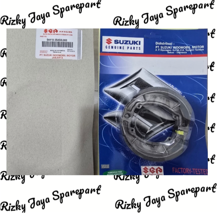 Kampas Rem Belakang Tromol Suzuki Shogun, Smash Shogun 125 Harga 23,000 rupiah*Gratis Ongkir