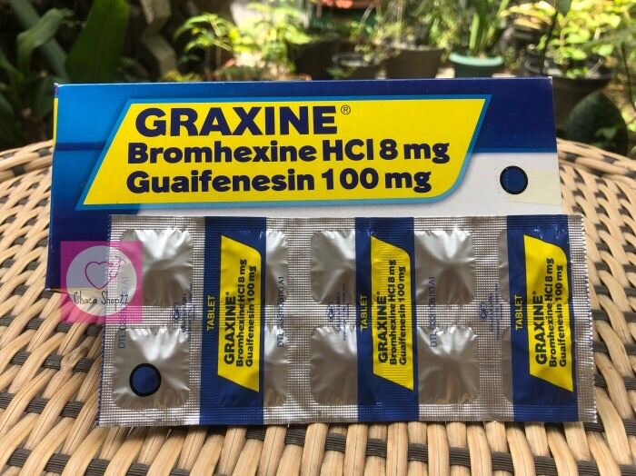 Graxine bromhexine hcl 8 mg guaifenesin 100 mg obat apa