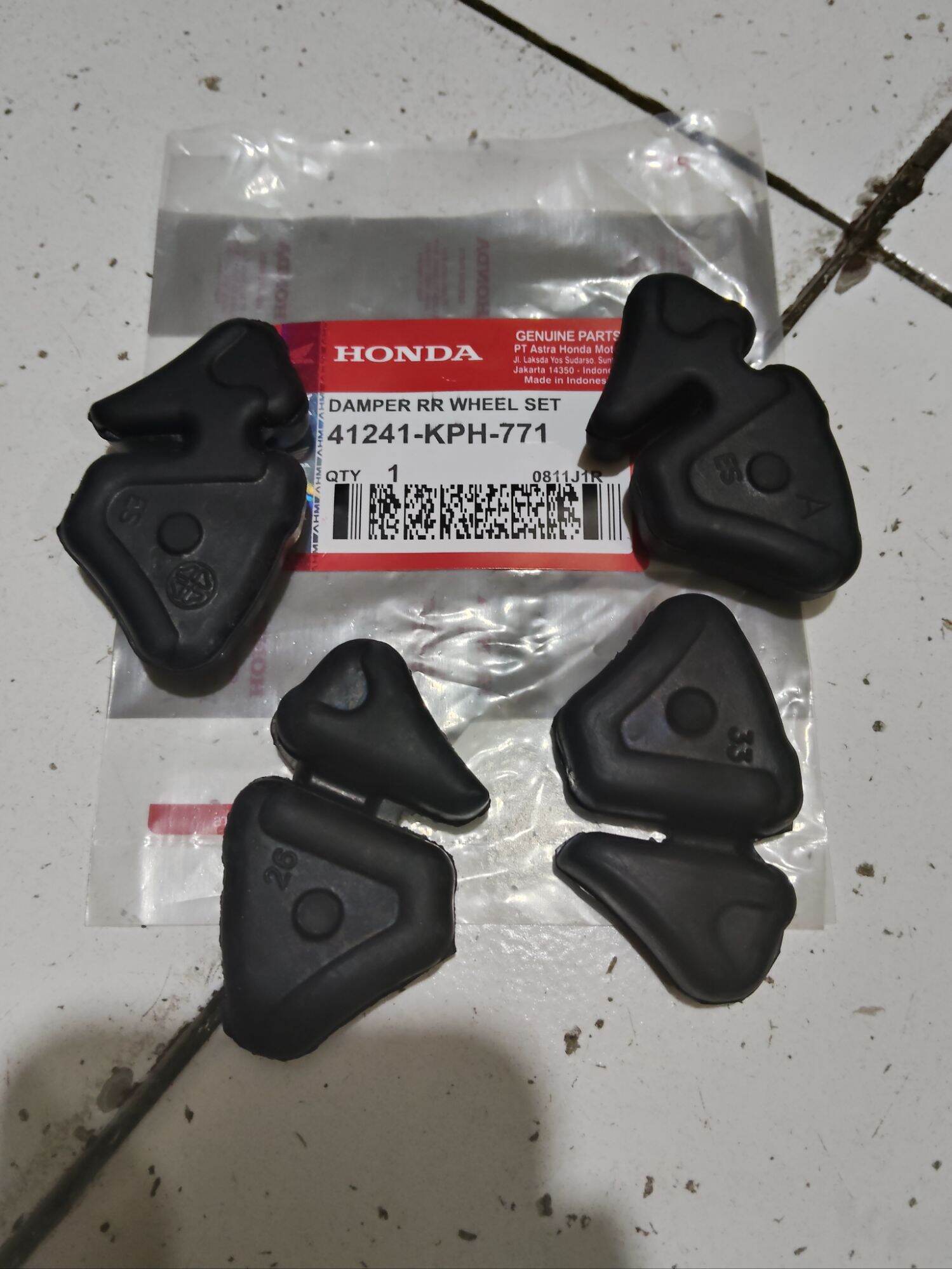 Rear Tromol Rubber for Honda Karisam Revo Old Supafit All Harga 12,500 rupiah*Gratis Ongkir
