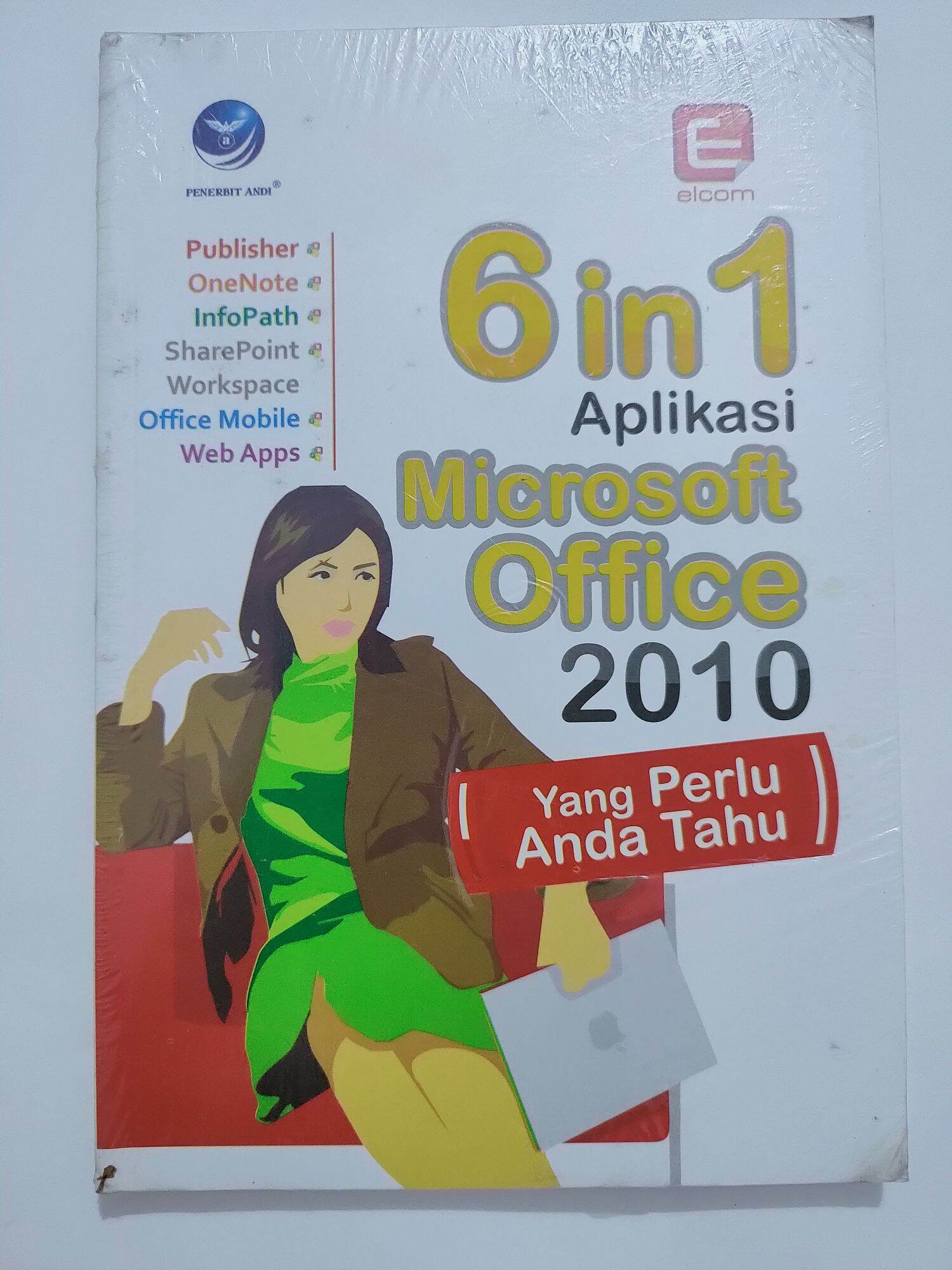 Buku komputer original 6 in 1 aplikasi microsoft office 2010 yang