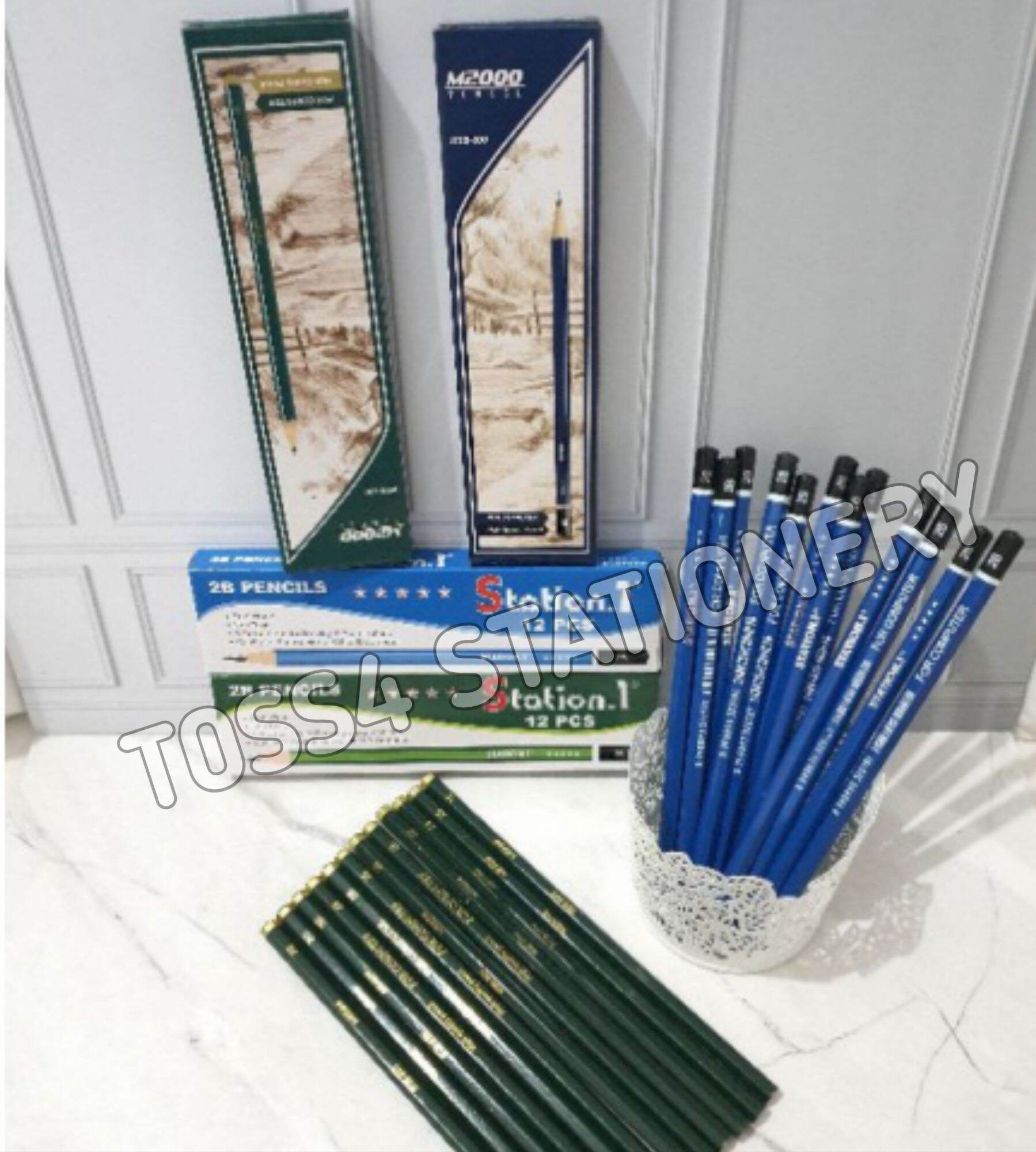 pensil 2b asli 1 pack 12 PCS / 1 LUSIN PENSIL M2000 PENSIL MURAH TERBAIK T0SS4 STATIONERY