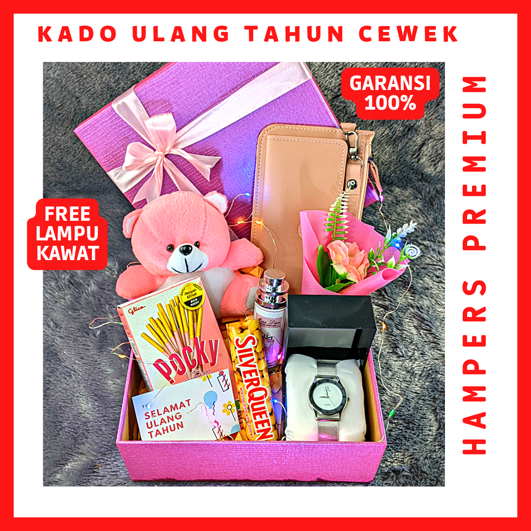 Kado Ulang Tahun Cewek Hadiah Pacar Kado Anniversary hadiah box Wisuda Hampers Premium Hamper Serba Piβ¦