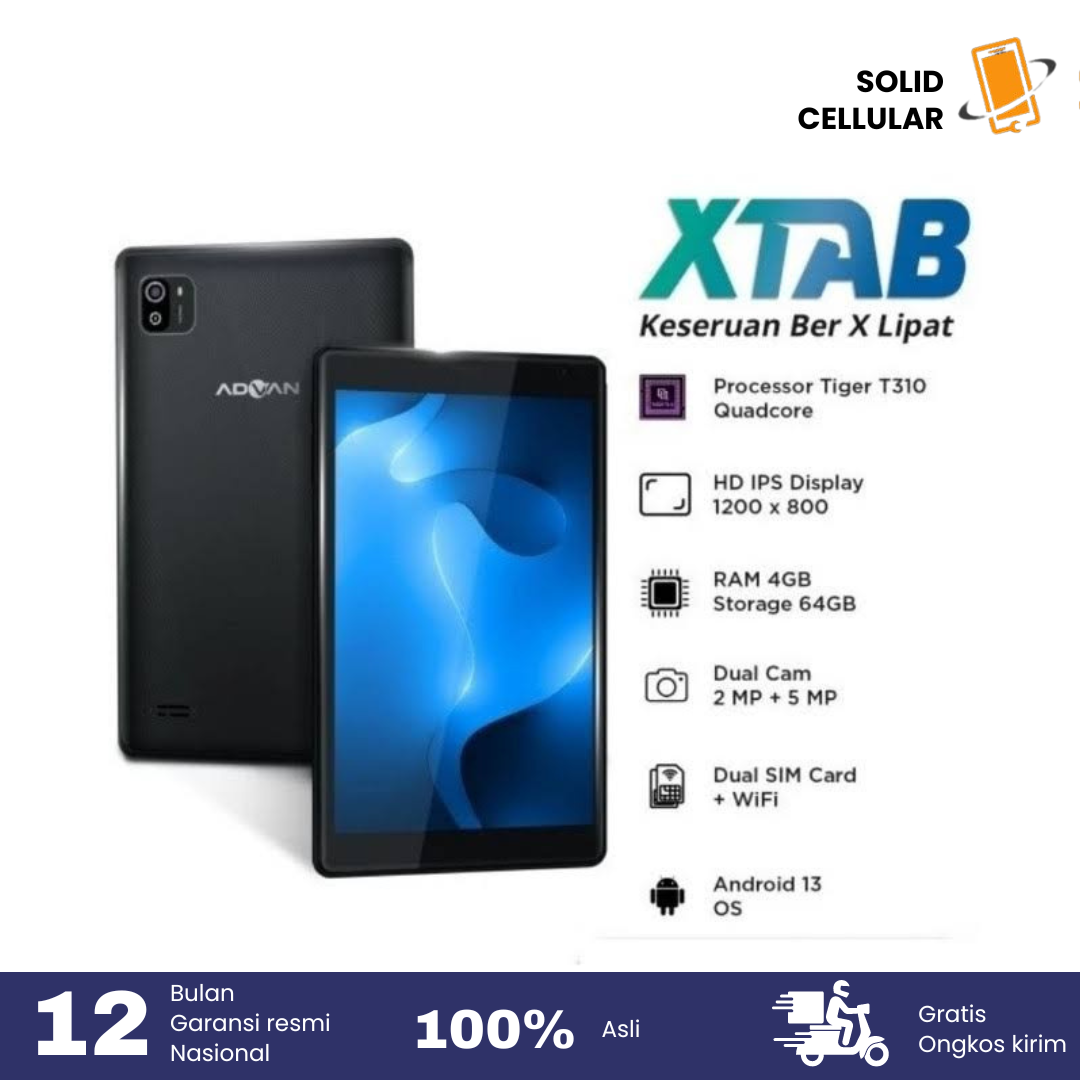 Advan Xtab 4/64 Harga  1,120,000 Ringgit*Penghantaran Percuma