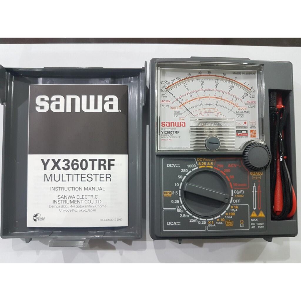 Multimeter Avometer Analog Sanwa Yx Trf Yx Trf Yx Trf Lazada Indonesia