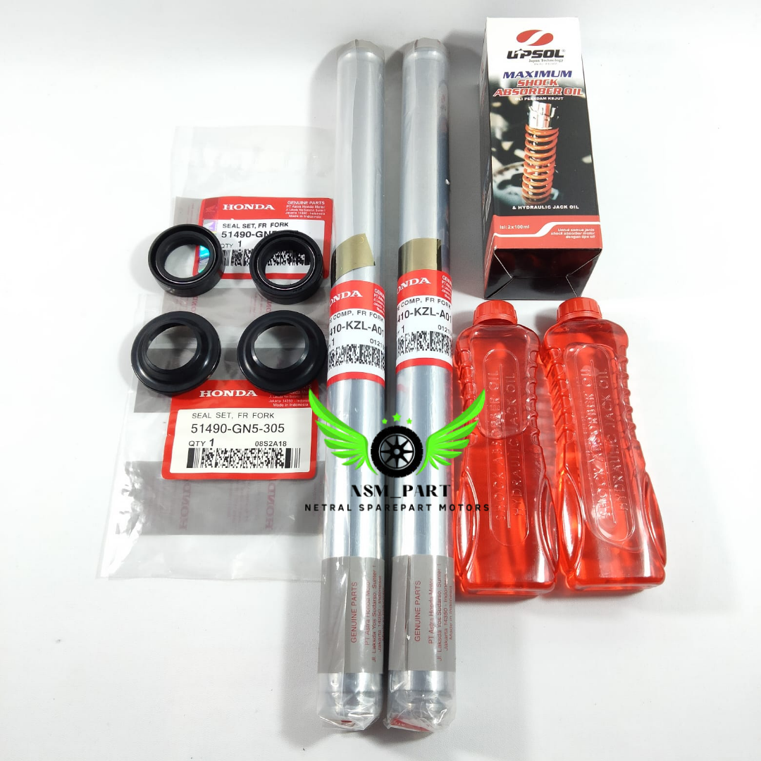 Paket Aitem As Shock Depan Beat F Seal Shock Seal Debu Oli Vario Vario Scoopy F Klip