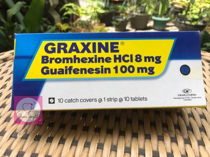 Apa mg graxine obat mg 100 bromhexine 8 hcl guaifenesin Erphahexin Obat